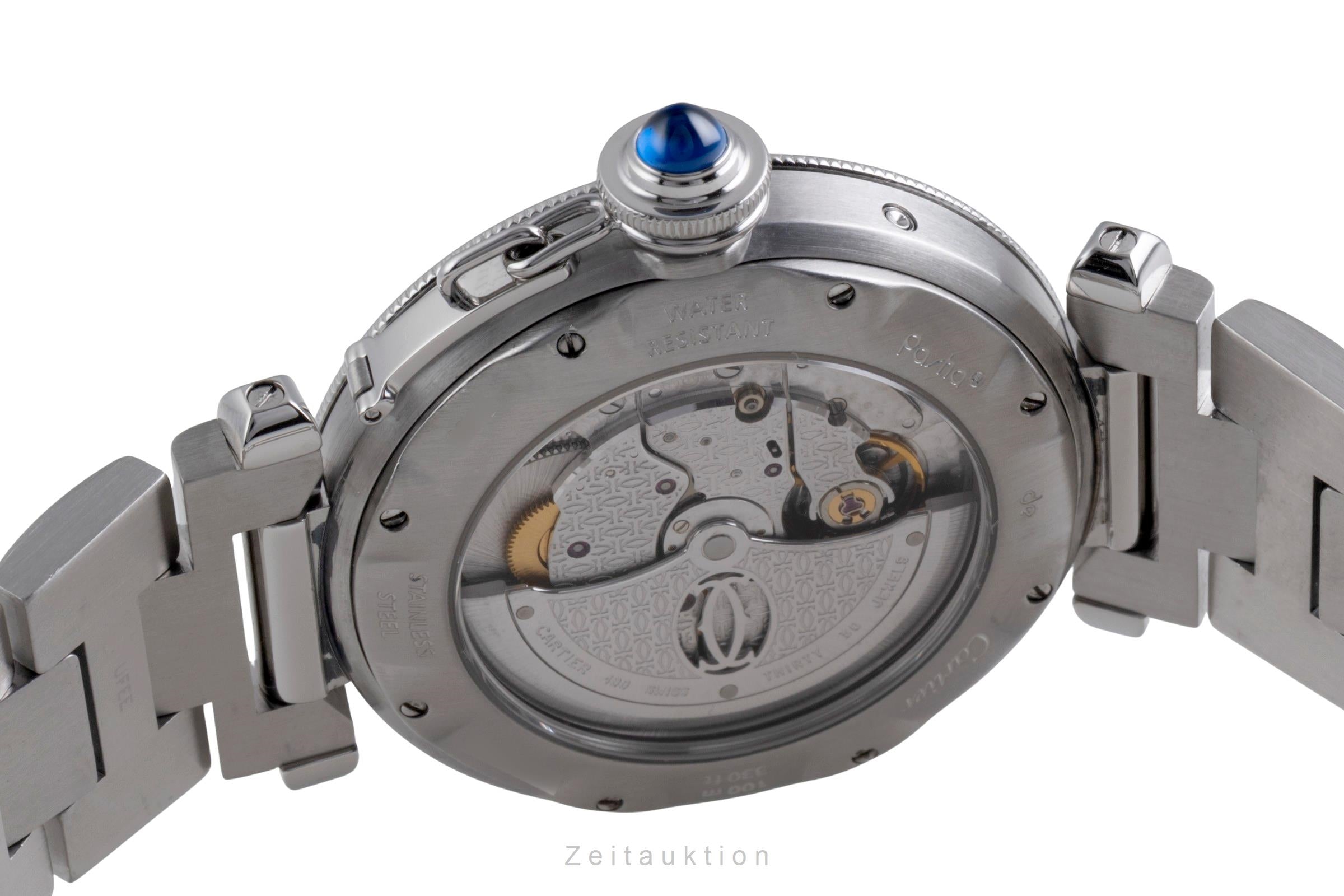 Cartier Pasha acier automatique montre pour hommes W31037H3  [2506421]