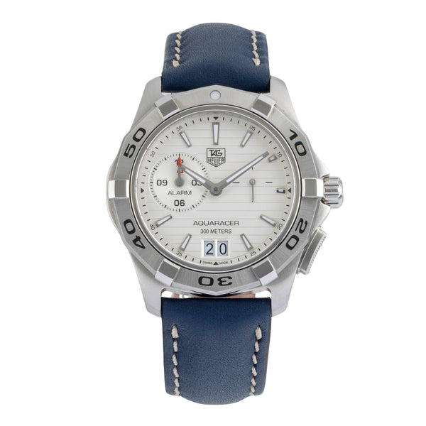 Tag Heuer Aquaracer Grande Date Alarm 300m Stahl Ref. WAP111Y Box [2506422]