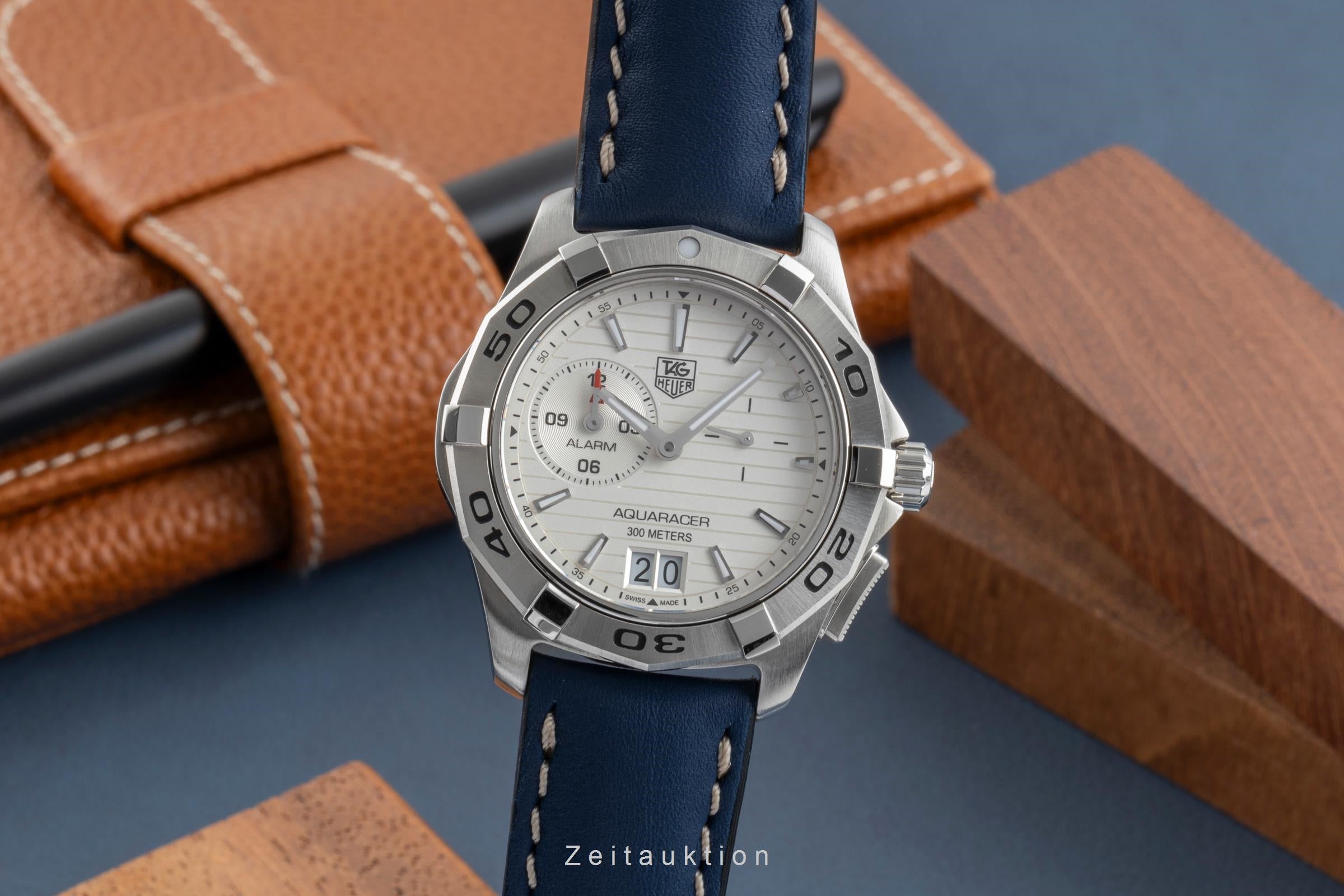 Tag Heuer Aquaracer Grande Date Alarm 300m Stahl Ref. WAP111Y Box [2506422]