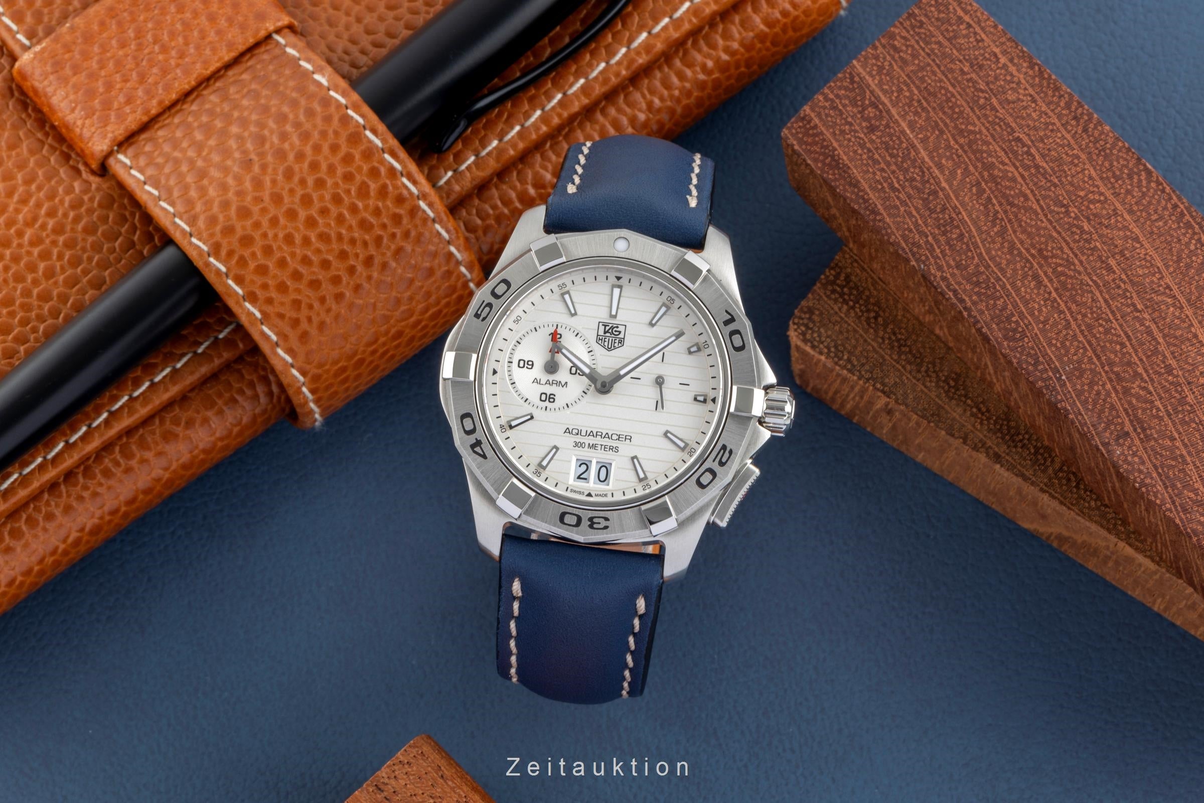 Tag Heuer Aquaracer Grande Date Alarm 300m Stahl Ref. WAP111Y Box [2506422]