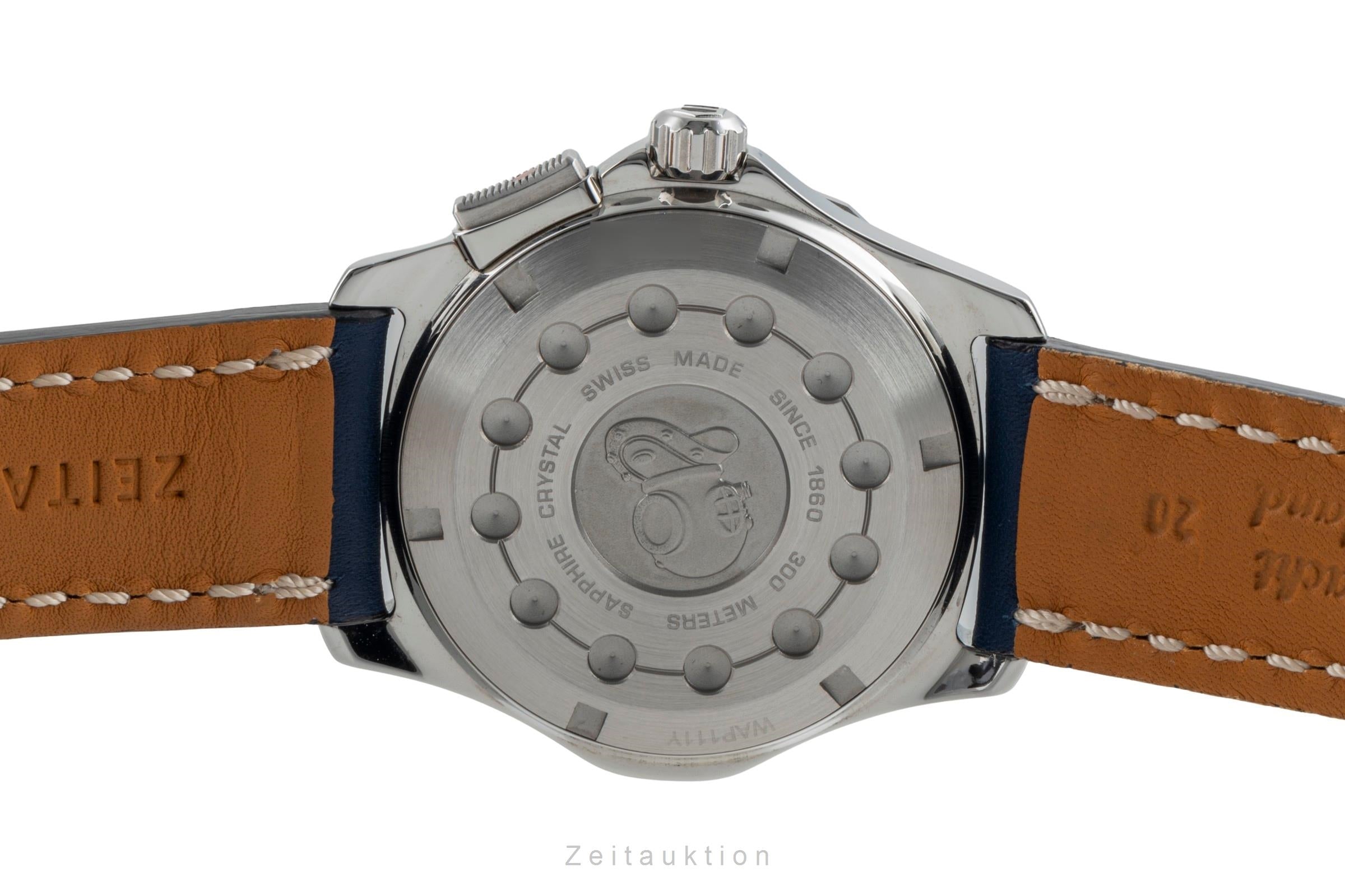 Tag Heuer Aquaracer Grande Date Alarm 300m Stahl Ref. WAP111Y Box [2506422]