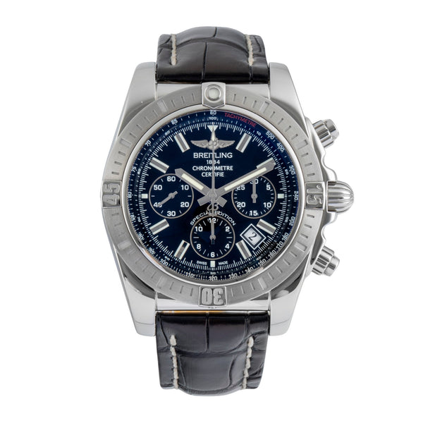 Breitling Chronomat 44 Chronograph Stahl Automatik Ref. AB011511/BF70 B&P 2017 [2506424]