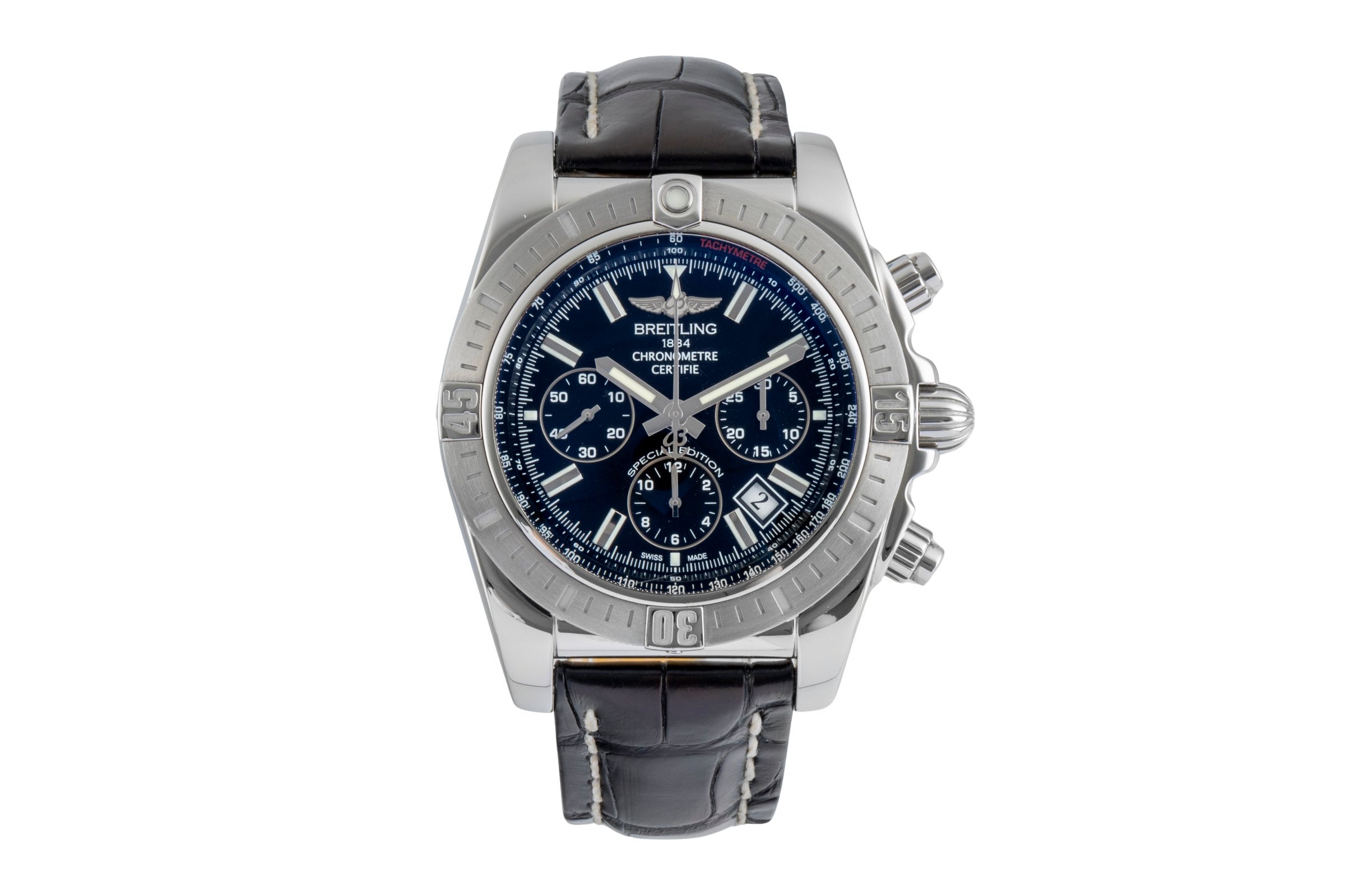 Breitling Chronomat 44 chronograph steel automatic men's watch AB011511/BF70  [2506424]