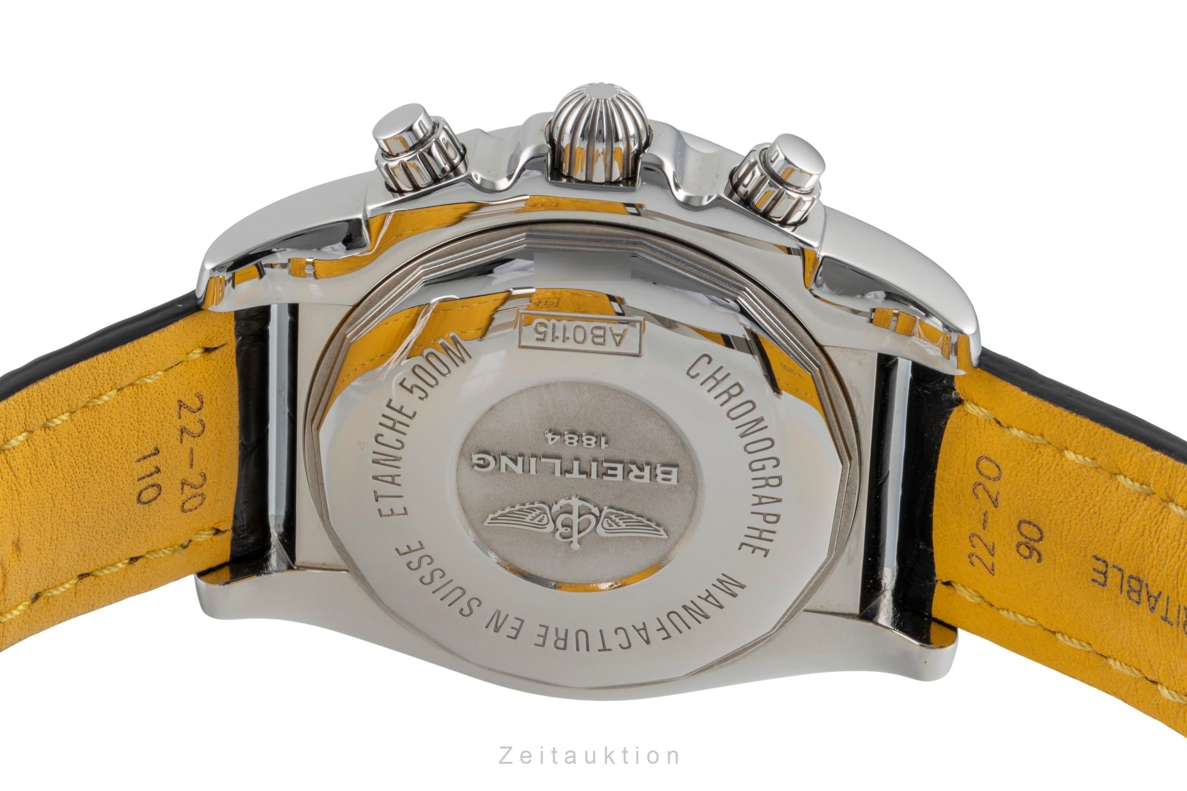 Breitling Chronomat 44 Chronograph Stahl Automatik Ref. AB011511/BF70 B&P 2017 [2506424]