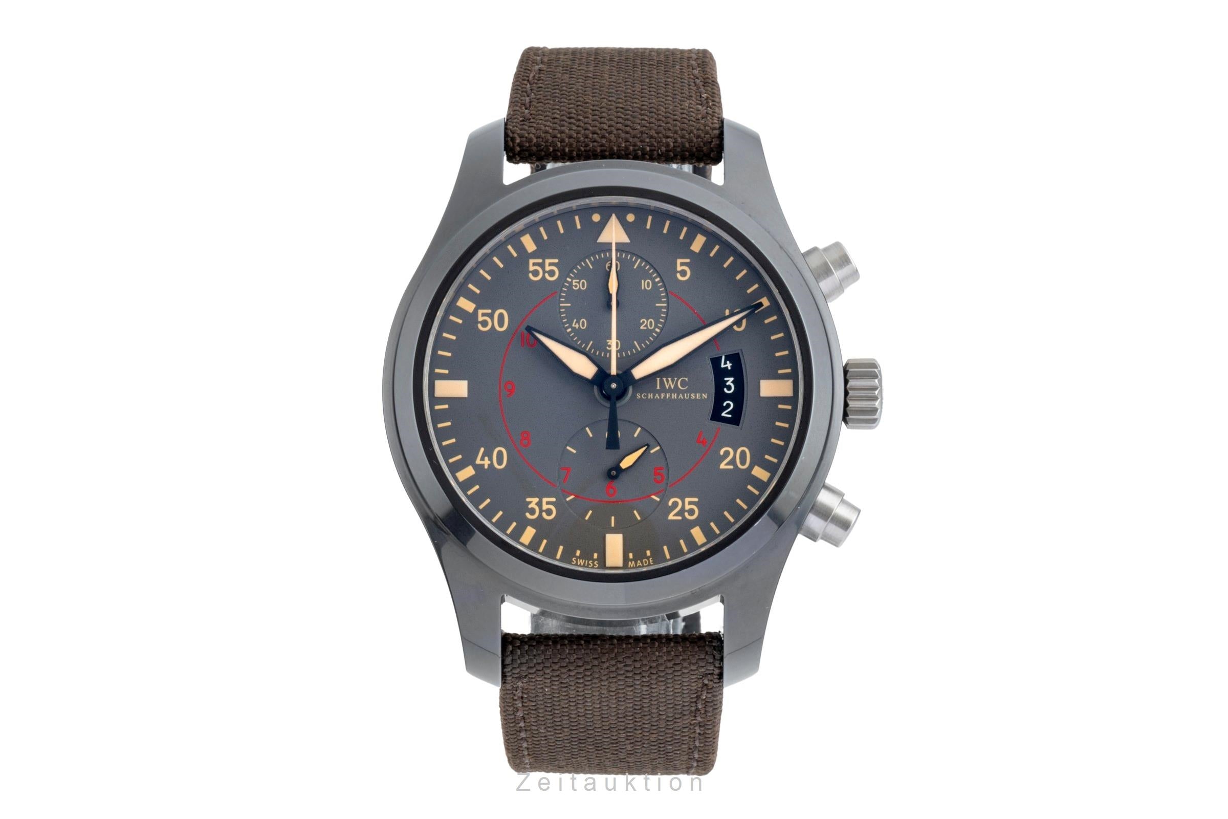 IWC Fliegerchronograph chronographe céramique / titane automatique montre pour hommes IW388002  [2506425]