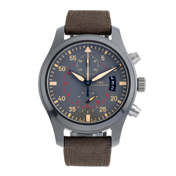 IWC Fliegerchronograph chronographe céramique / titane automatique montre pour hommes IW388002  [2506425]
