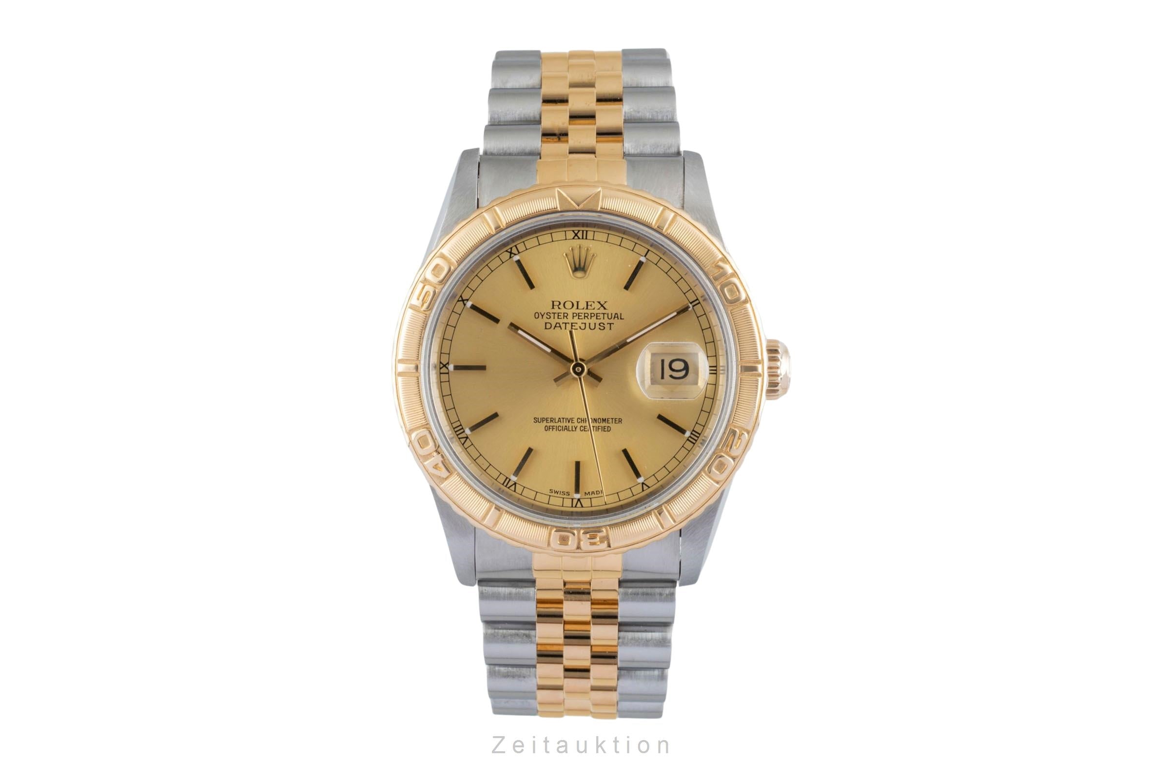 Rolex Datejust Turn-O-Graph steel / gold automatic men's watch 16263  [2506430]