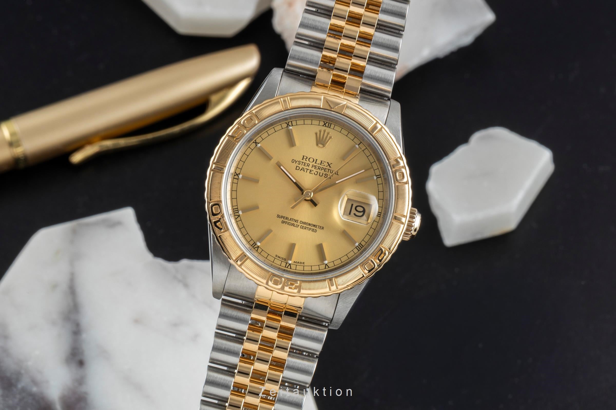Rolex Datejust Turn-O-Graph steel / gold automatic men's watch 16263  [2506430]