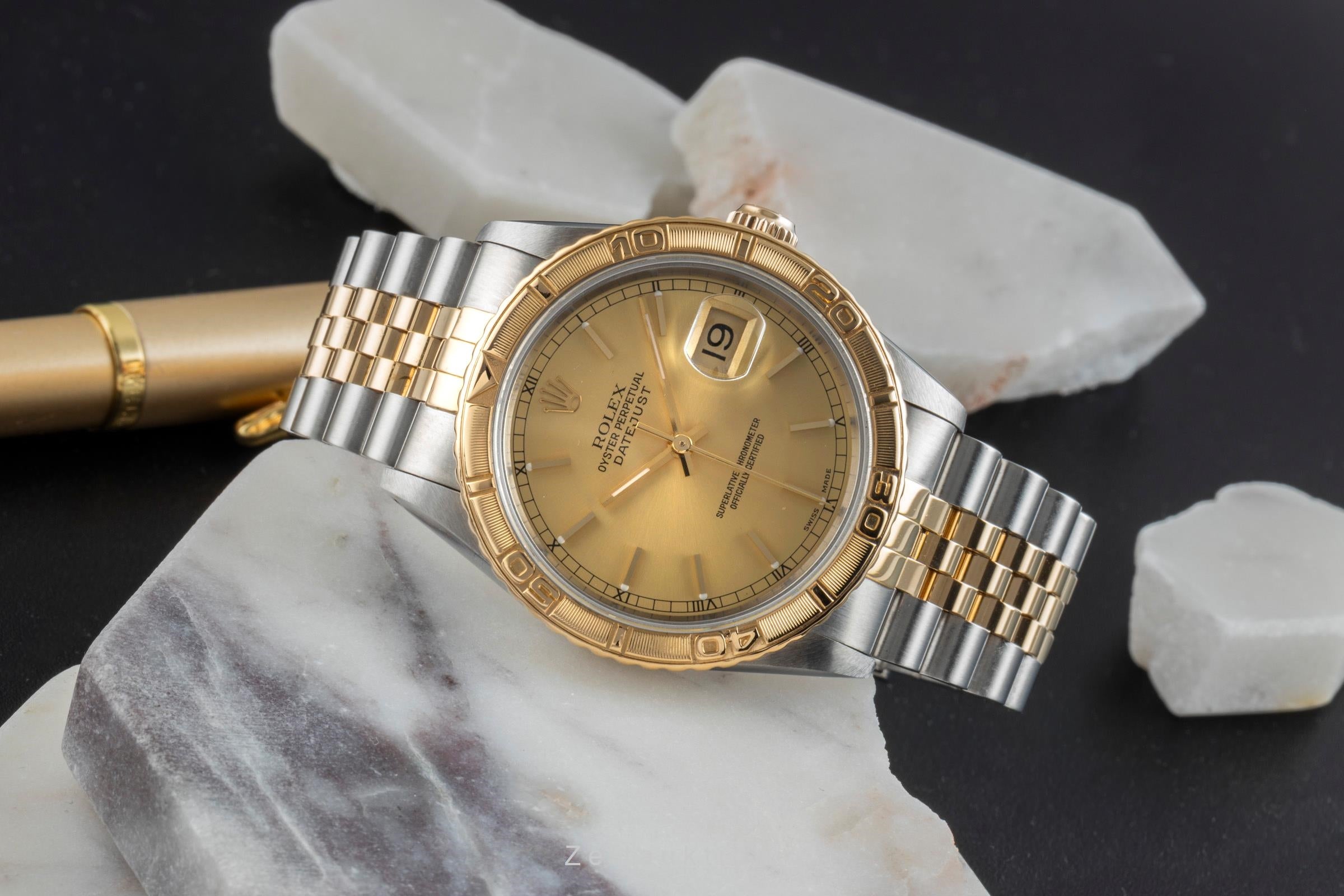 Rolex Datejust Turn-O-Graph steel / gold automatic men's watch 16263  [2506430]