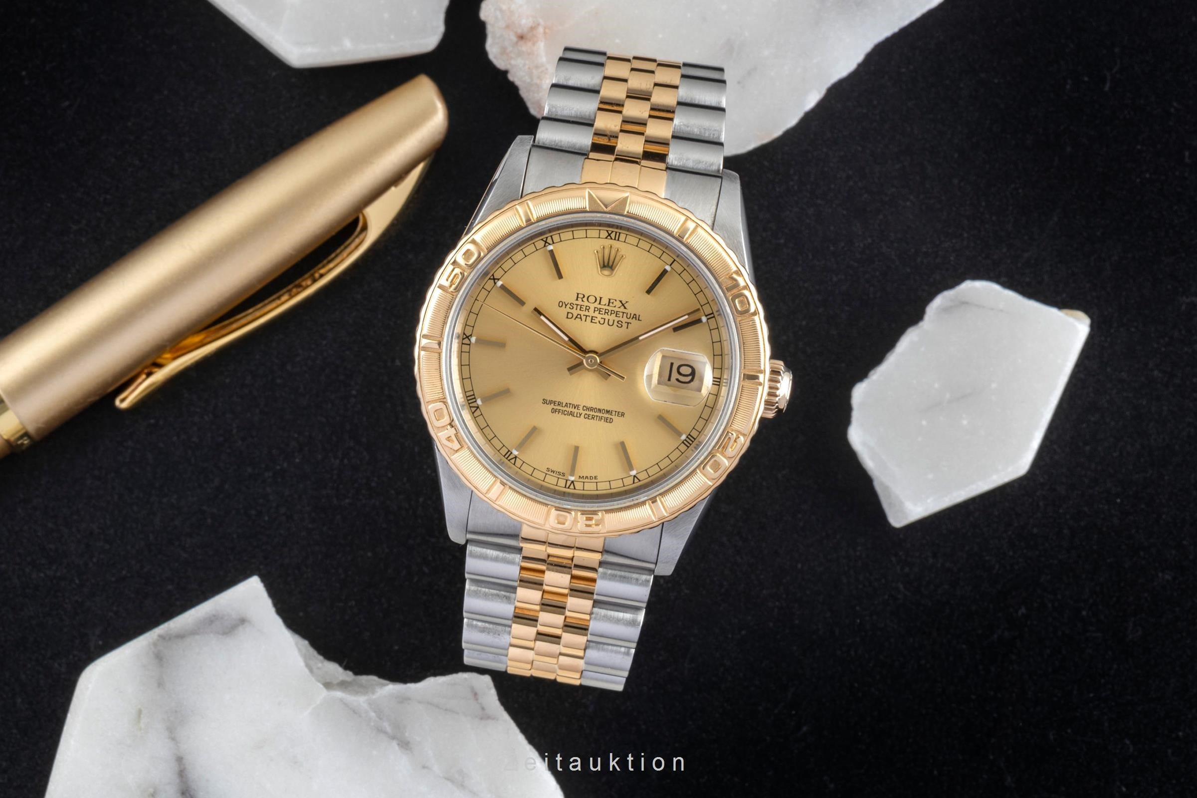 Rolex Datejust Turn-O-Graph steel / gold automatic men's watch 16263  [2506430]