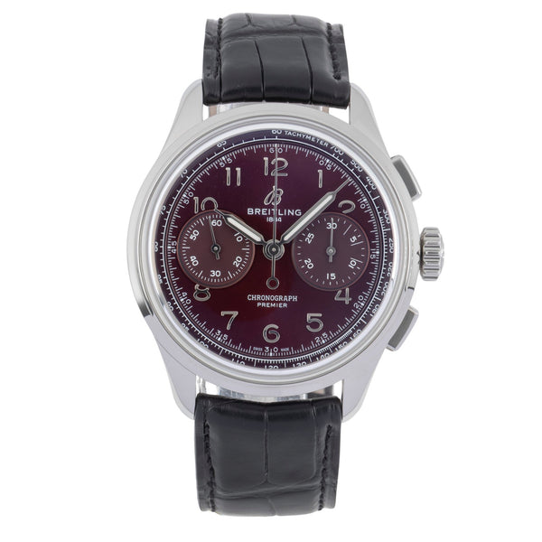 Breitling Premier chronographe acier à remontage manuel montre pour hommes AB0930D41K1P1 Limited  [2506434]