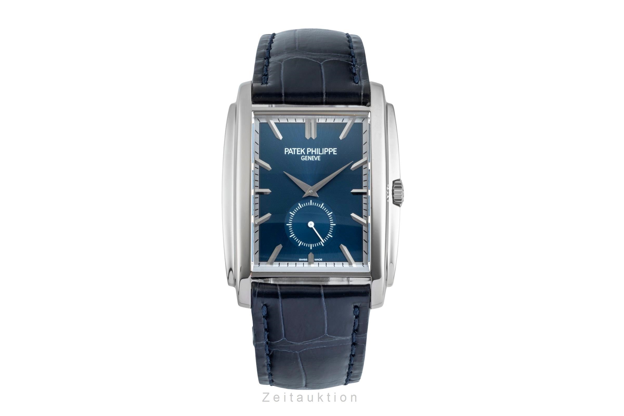 Patek Philippe Gondolo or blanc 18 ct à remontage manuel montre pour hommes 5124  [2506435]