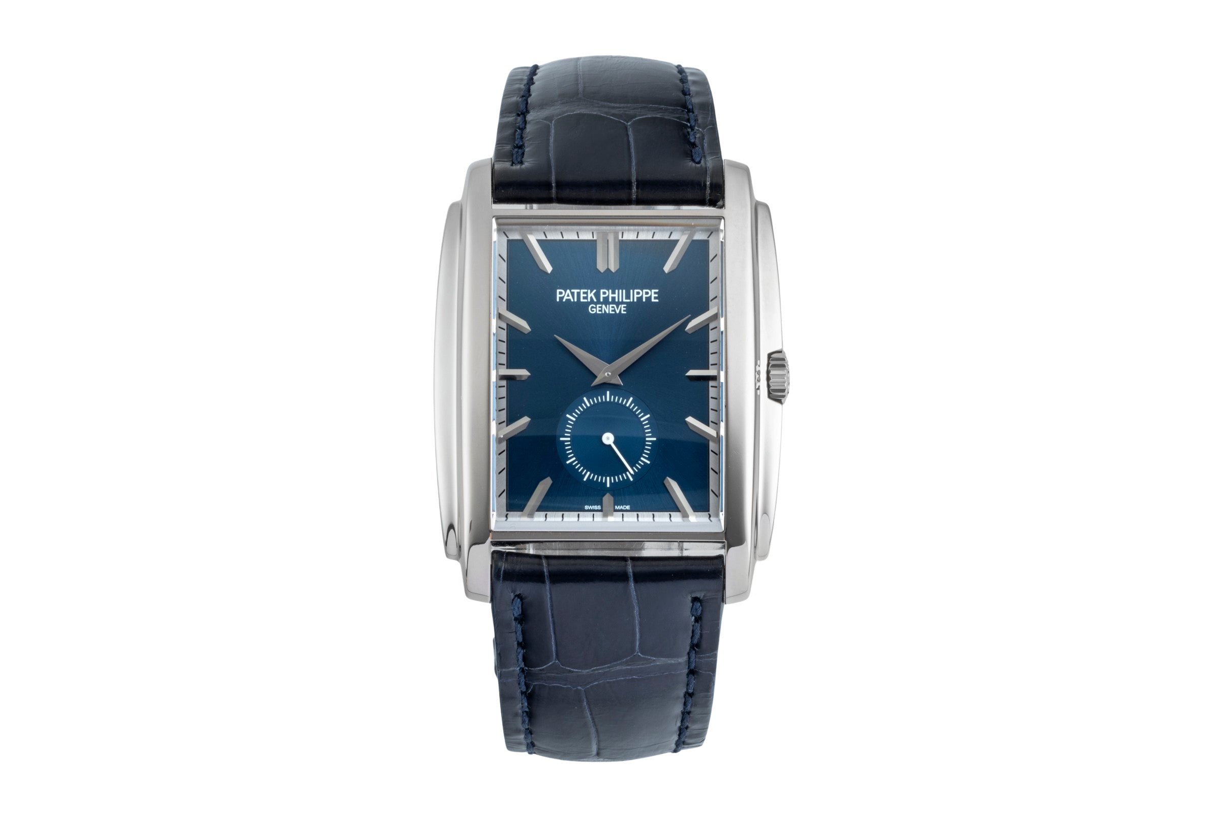 Patek Philippe Gondolo or blanc 18 ct à remontage manuel montre pour hommes 5124  [2506435]