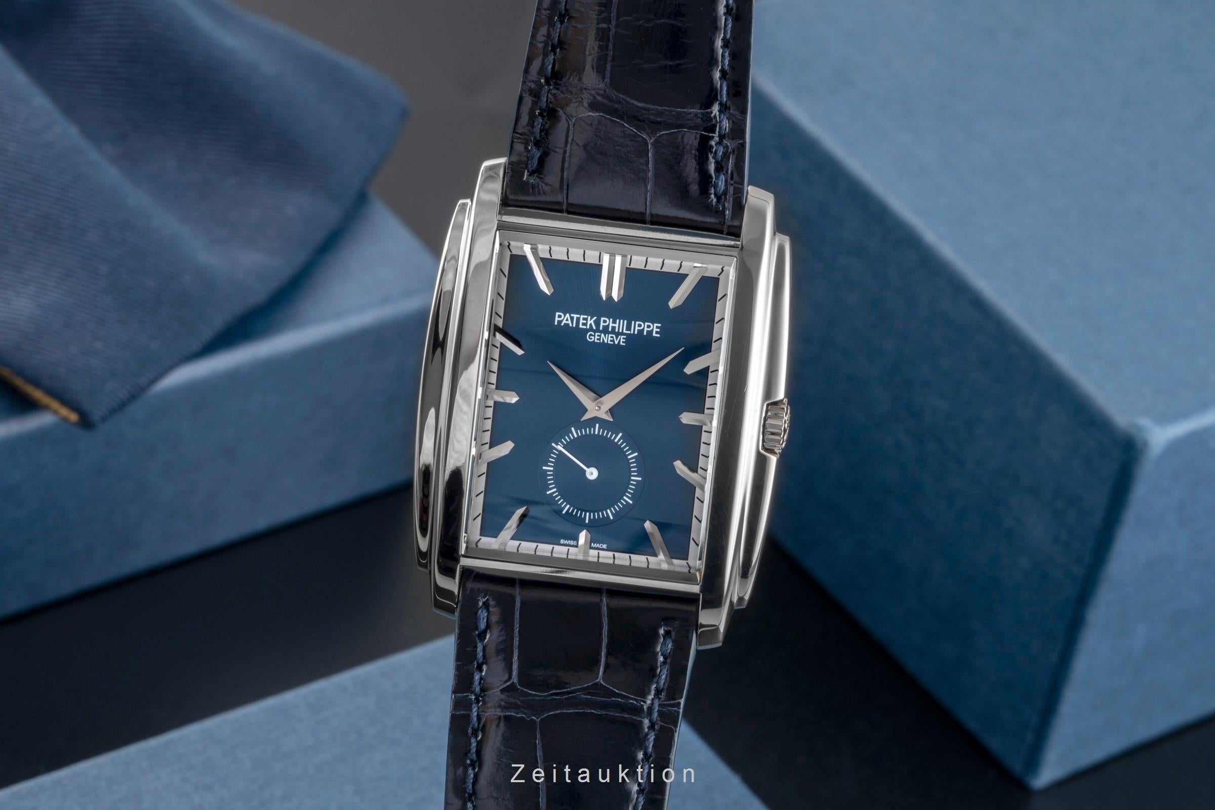 Patek Philippe Gondolo or blanc 18 ct à remontage manuel montre pour hommes 5124  [2506435]