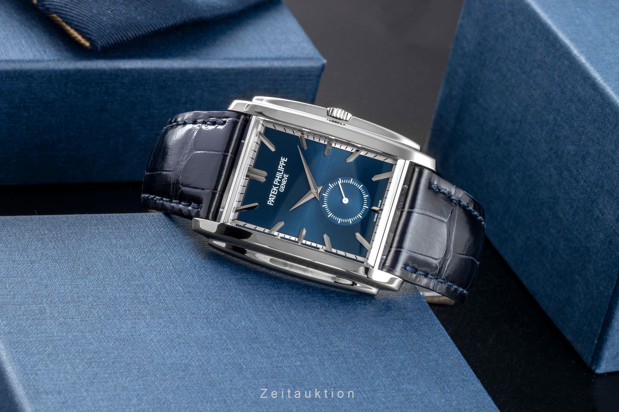 Patek Philippe Gondolo or blanc 18 ct à remontage manuel montre pour hommes 5124  [2506435]