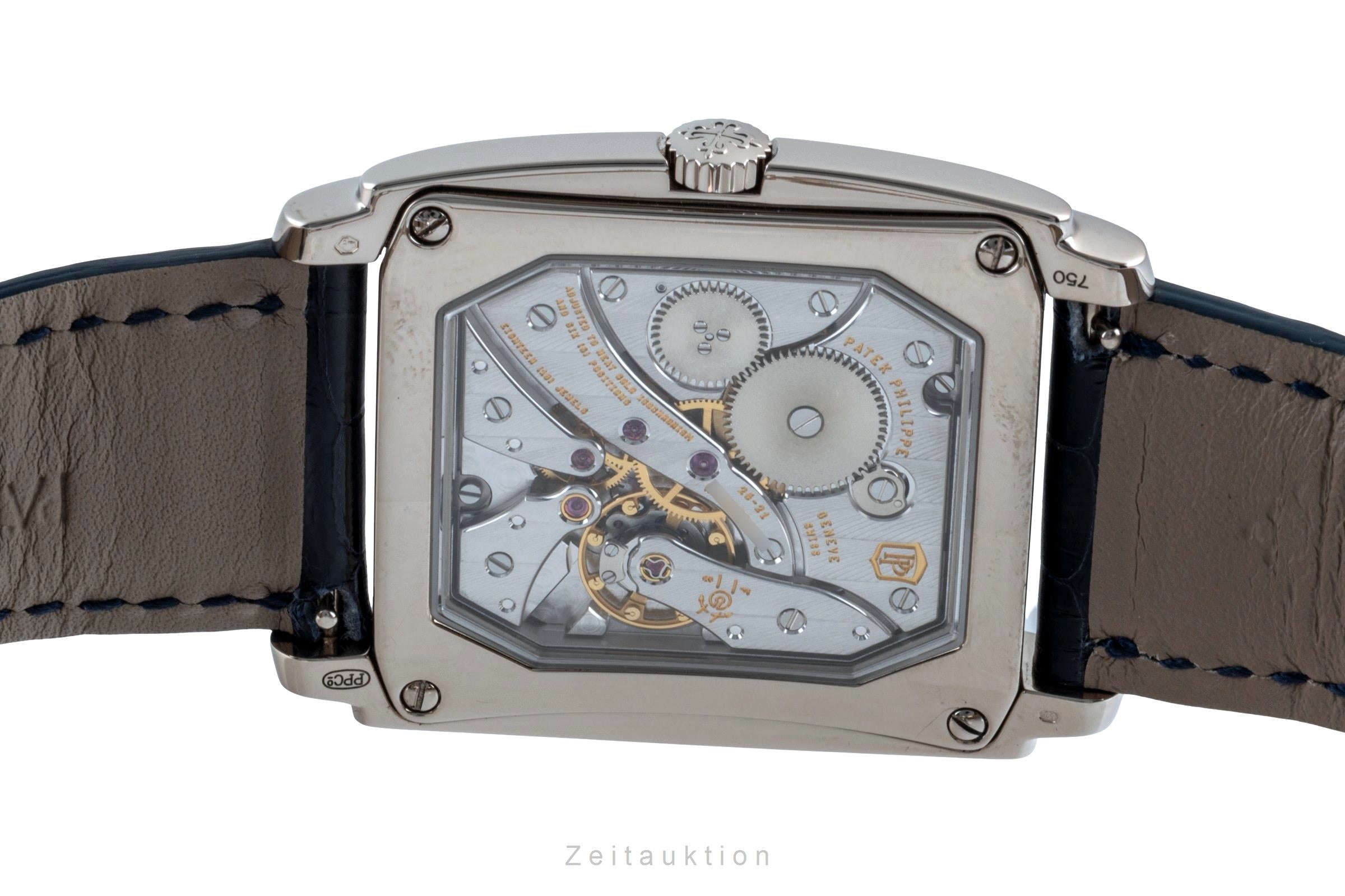 Patek Philippe Gondolo or blanc 18 ct à remontage manuel montre pour hommes 5124  [2506435]