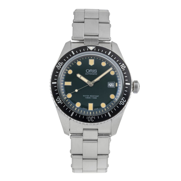 Oris Divers Sixty-Five acero automático reloj para caballeros 01 733 7720 4057-07 8 21 18 LP: 2550EUR  [2506436]