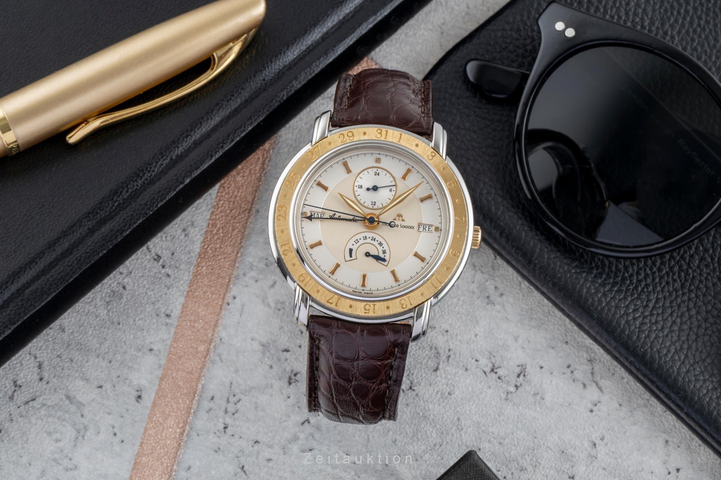 Maurice Lacroix Masterpiece acier / or  automatique montre pour hommes 51670 Limited  [2506437]