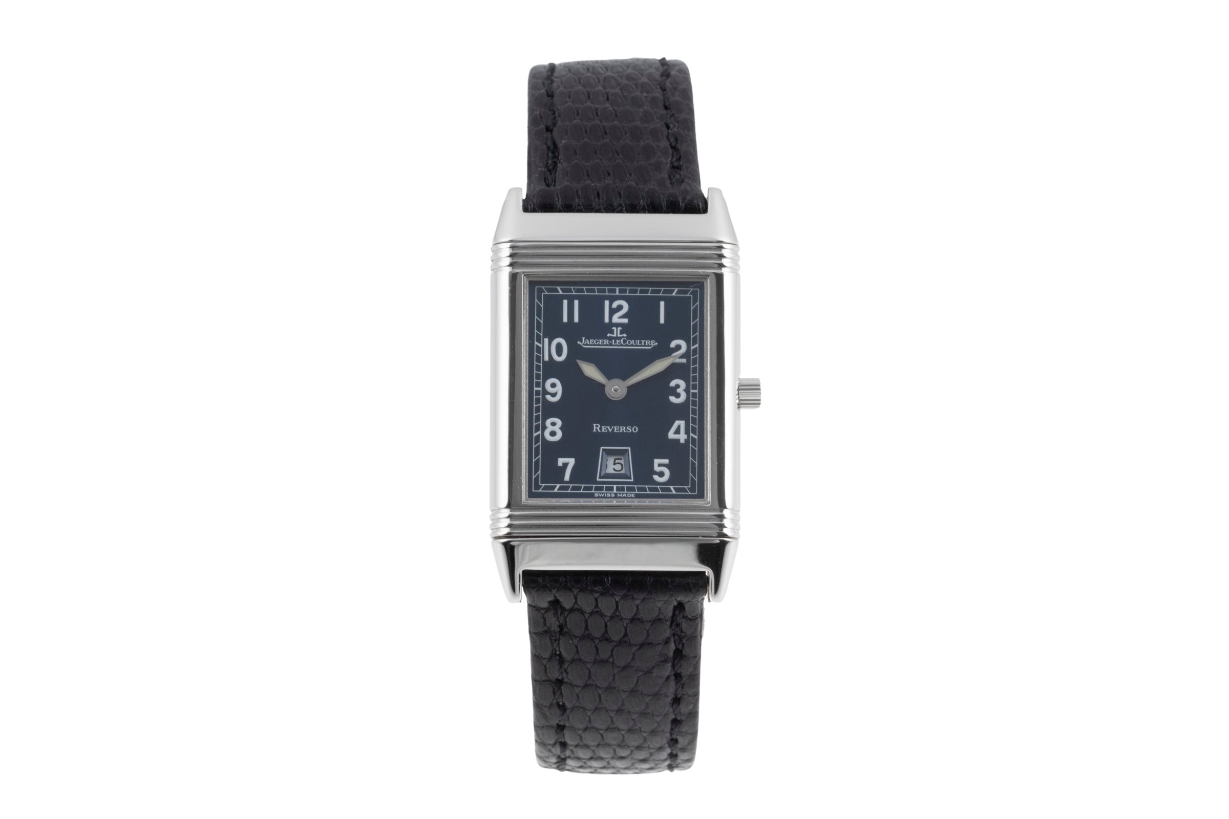 Jaeger LeCoultre Reverso acier quartz montre pour femmes QA251804 / 250.8.10  [2506438]