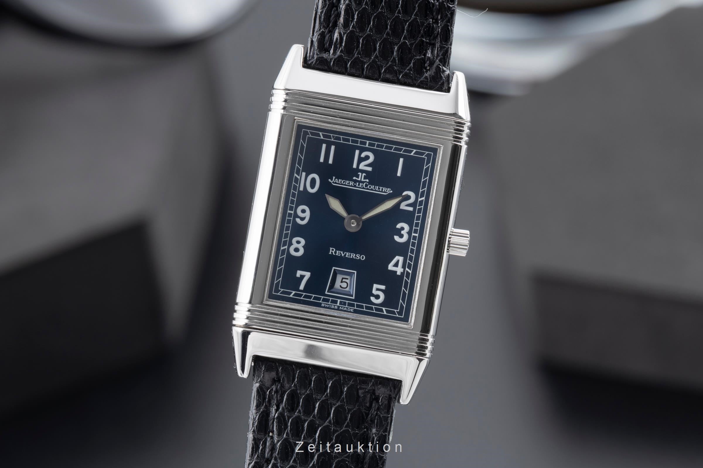 Jaeger LeCoultre Reverso acier quartz montre pour femmes QA251804 / 250.8.10  [2506438]