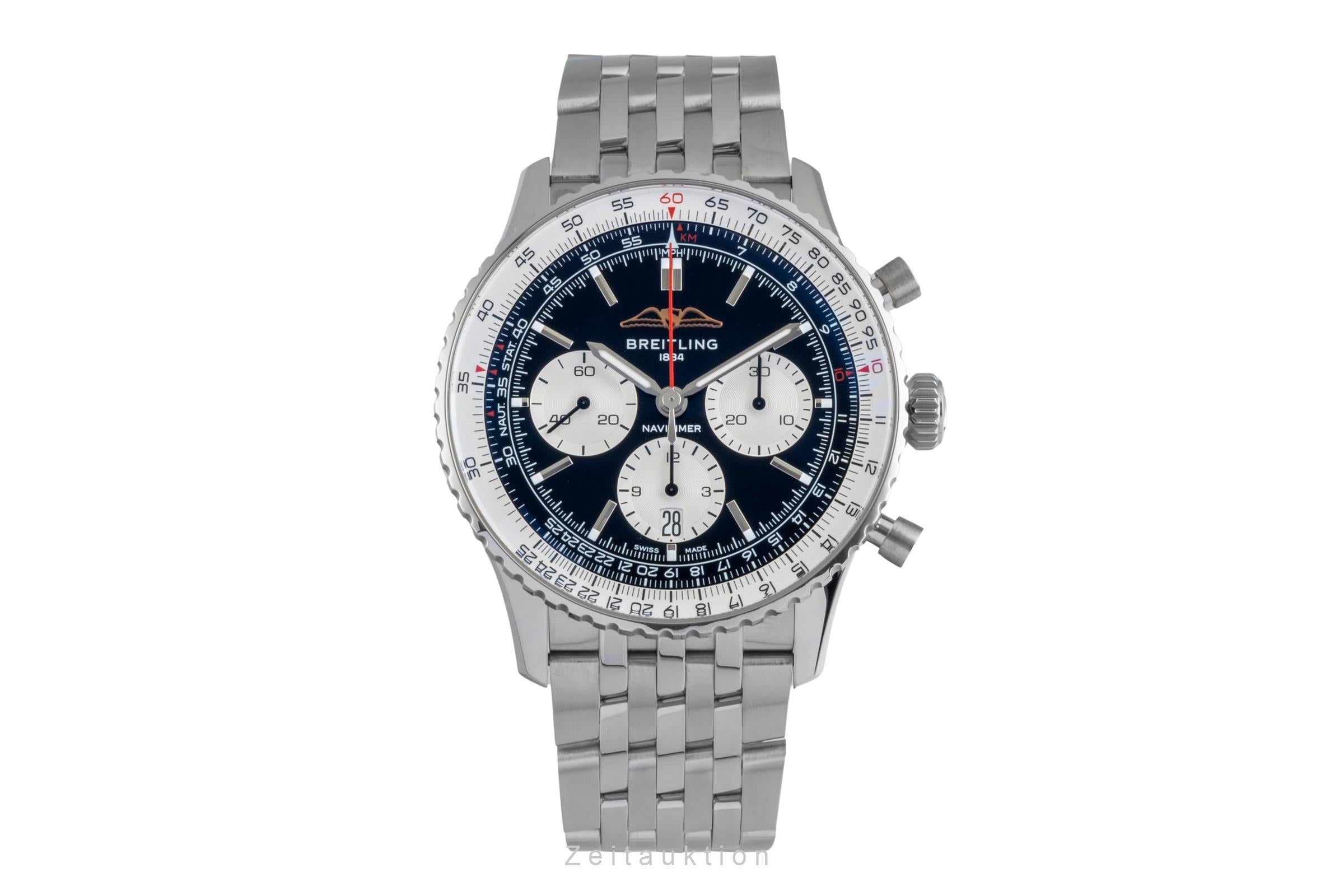 Breitling Navitimer B01 Chronograph 43 Stahl Automatik AB0138211B1P1 NP 9650,- € [2506439]