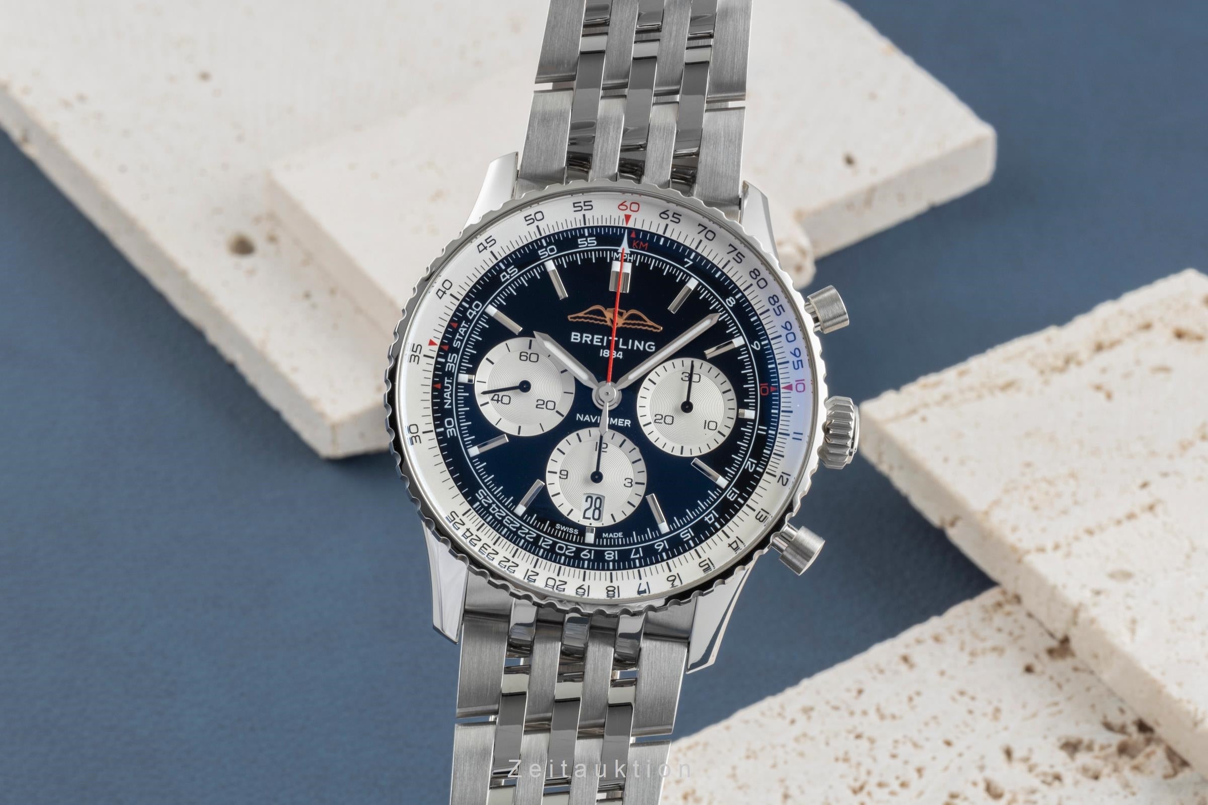 Breitling Navitimer B01 Chronograph 43 Stahl Automatik AB0138211B1P1 NP 9650,- € [2506439]