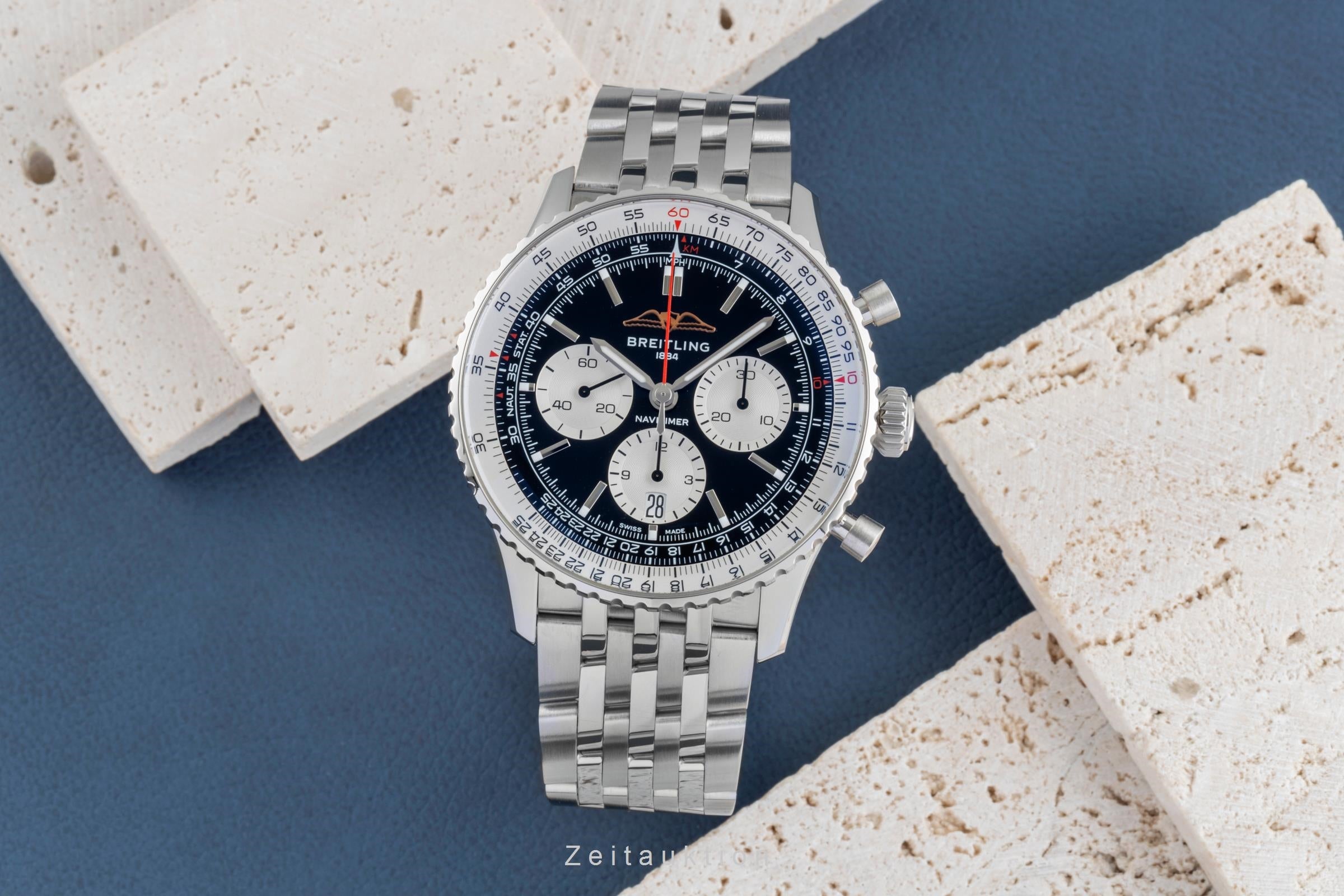 Breitling Navitimer B01 Chronograph 43 Stahl Automatik AB0138211B1P1 NP 9650,- € [2506439]