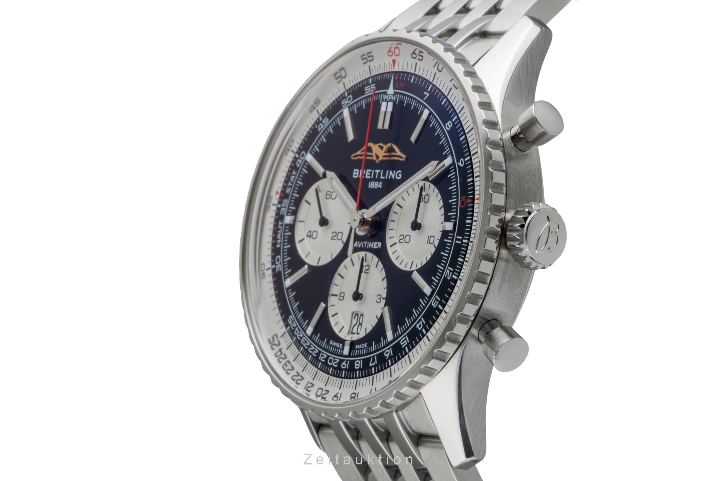 Breitling Navitimer B01 Chronograph 43 Stahl Automatik AB0138211B1P1 NP 9650,- € [2506439]