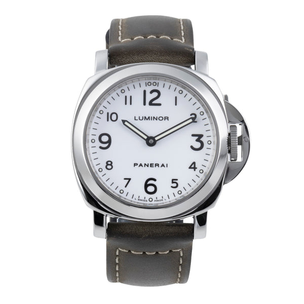 Panerai Luminor Base Handaufzug Herrenuhr Edelstahl Ref. PAM00010 [2506440]