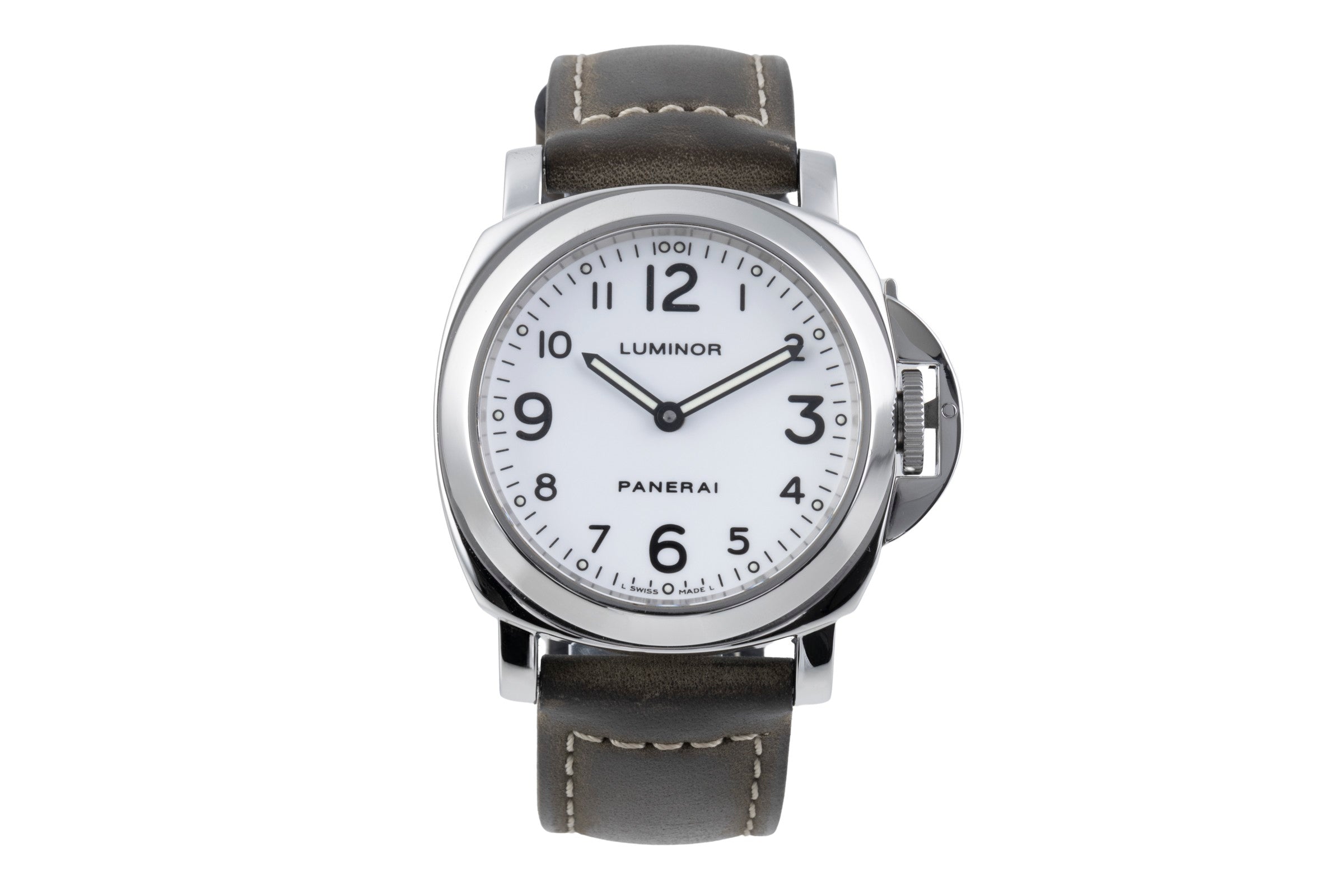 Panerai Luminor  acciaio carica manuale orologio da uomo PAM00010  [2506440]