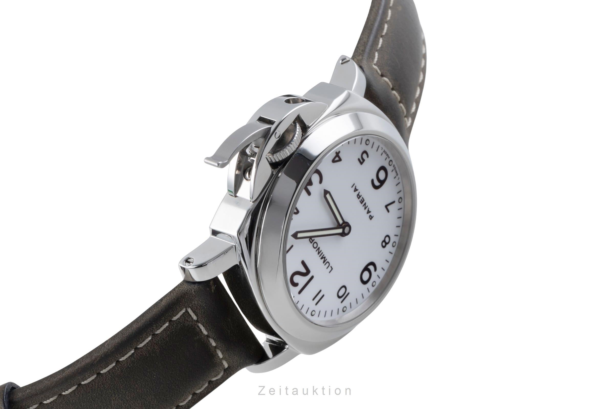 Panerai Luminor Base Handaufzug Herrenuhr Edelstahl Ref. PAM00010 [2506440]