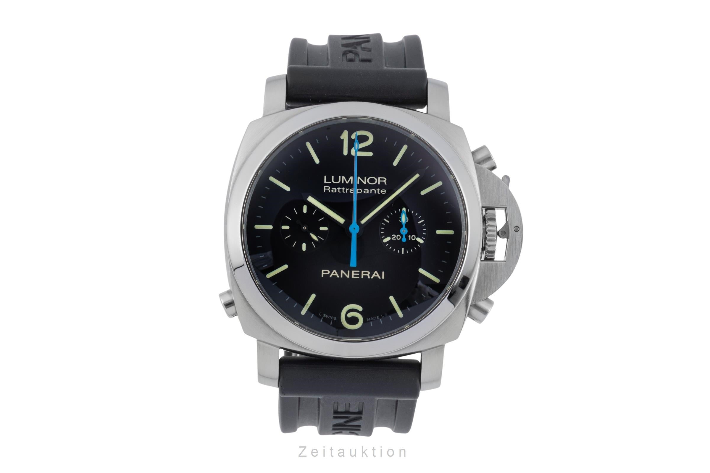 Panerai Luminor  chronographe acier automatique montre pour hommes PAM00362  [2506443]