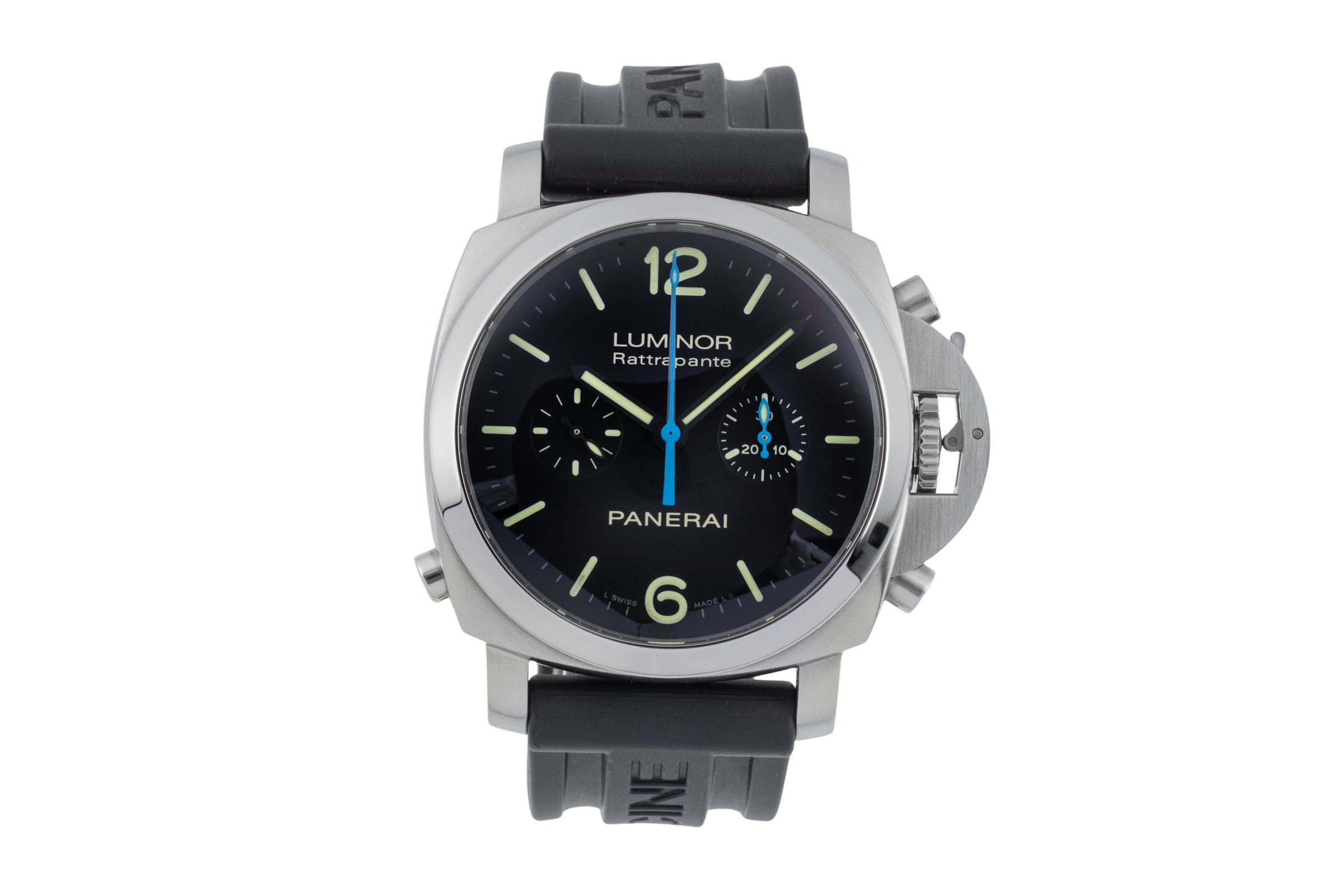 Panerai Luminor  chronographe acier automatique montre pour hommes PAM00362  [2506443]