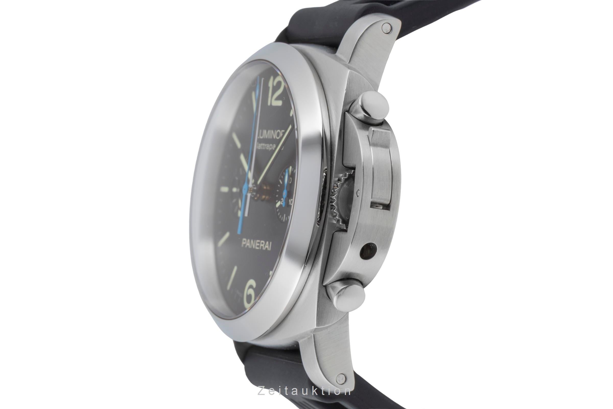 Panerai Luminor  chronographe acier automatique montre pour hommes PAM00362  [2506443]