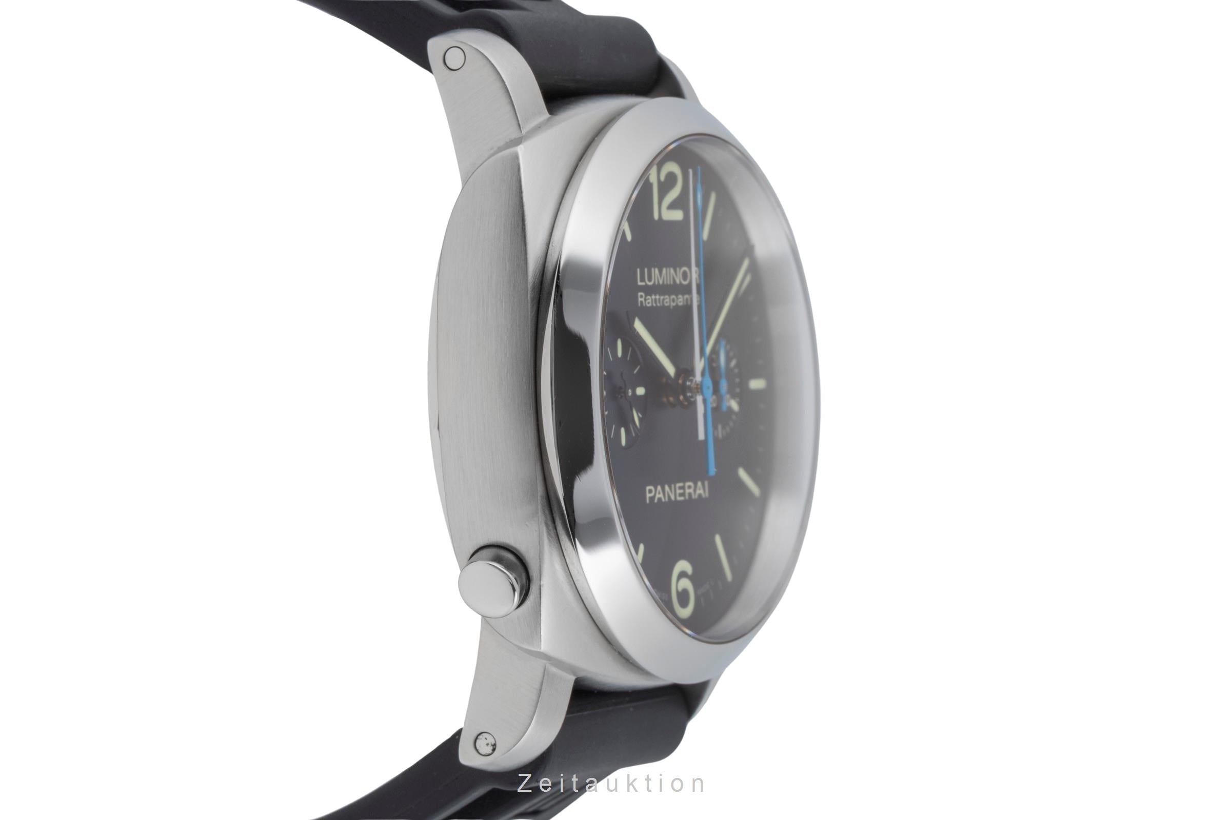 Panerai Luminor  chronographe acier automatique montre pour hommes PAM00362  [2506443]