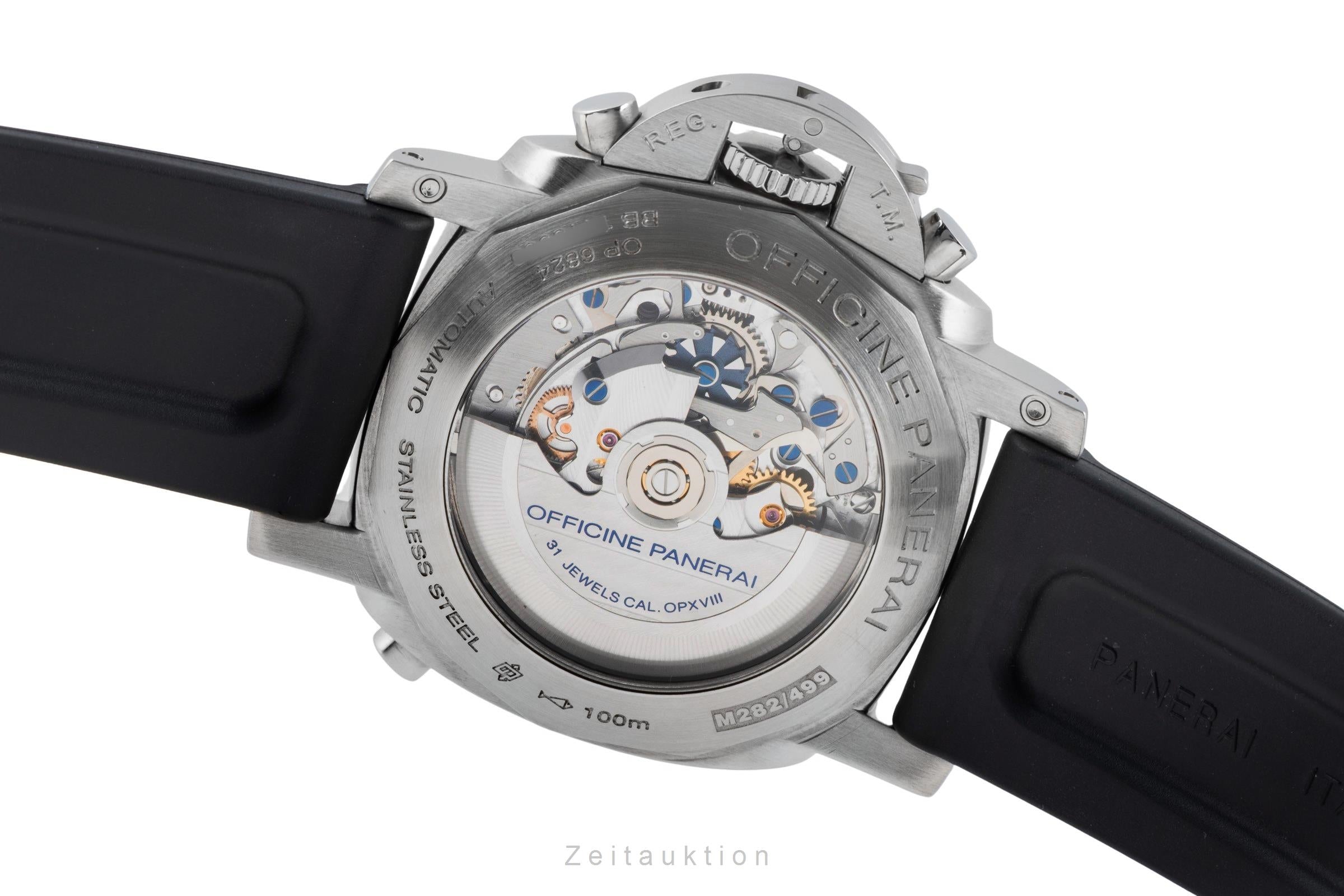 Panerai Luminor  chronographe acier automatique montre pour hommes PAM00362  [2506443]