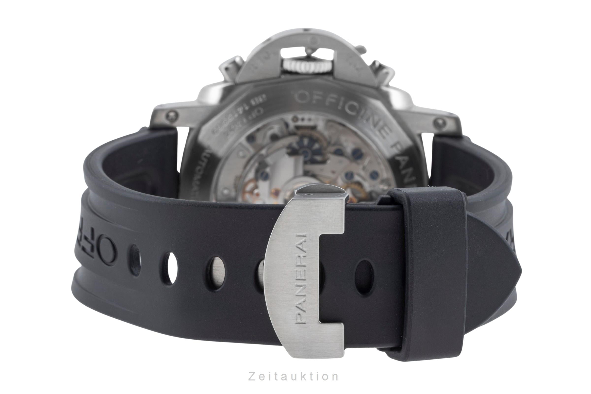 Panerai Luminor  chronographe acier automatique montre pour hommes PAM00362  [2506443]