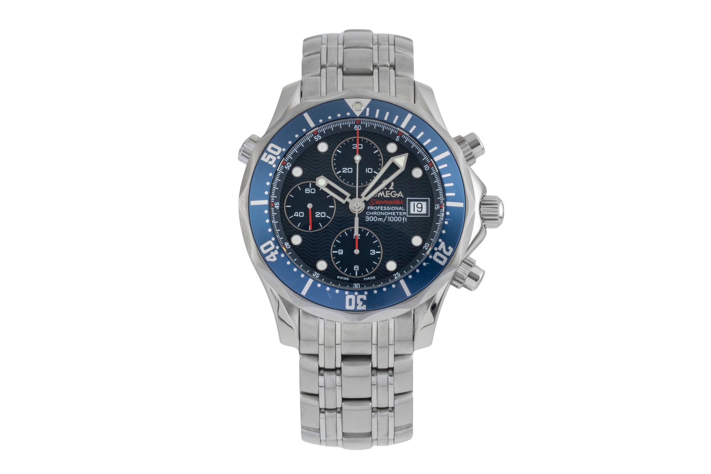 Omega Seamaster chronographe acier automatique montre pour hommes 2225.80.00  [2506446]