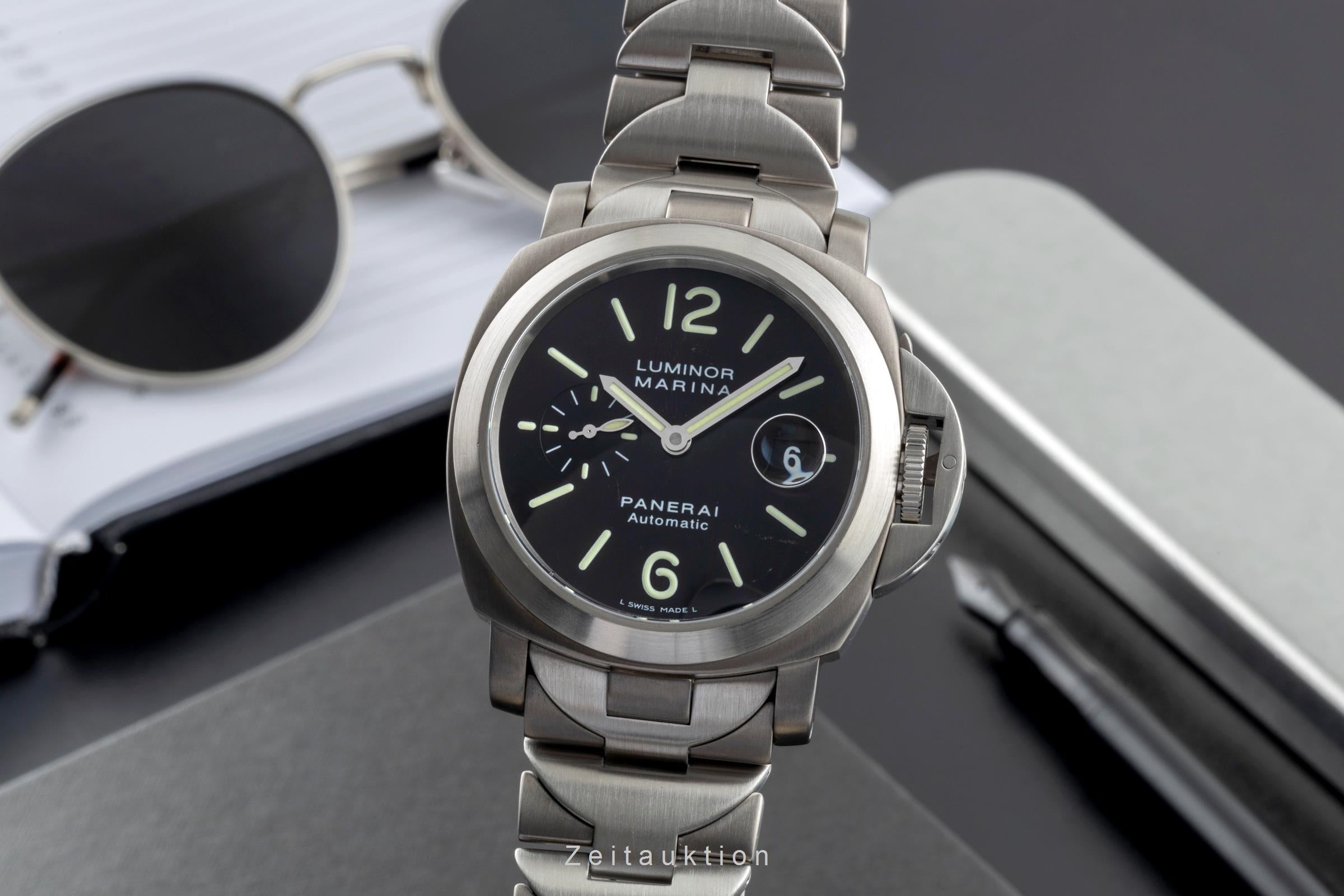 Panerai Luminor Marina Stahl / Titan Automatik Herrenuhr Ref. PAM00221  [2506455]