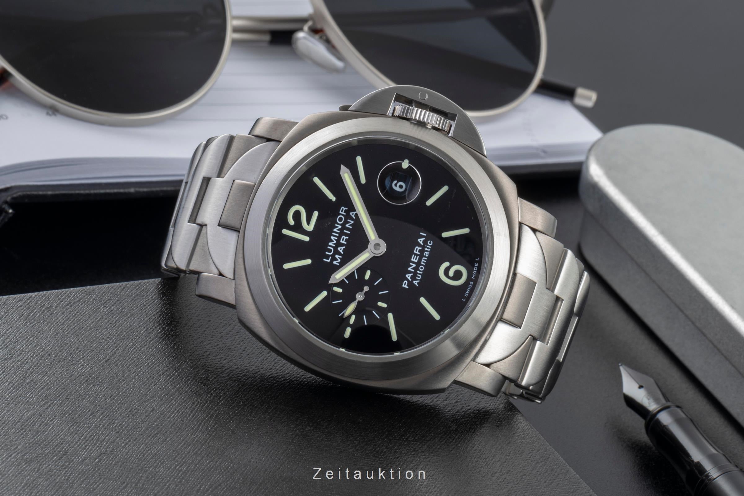 Panerai Luminor Marina Stahl / Titan Automatik Herrenuhr Ref. PAM00221  [2506455]