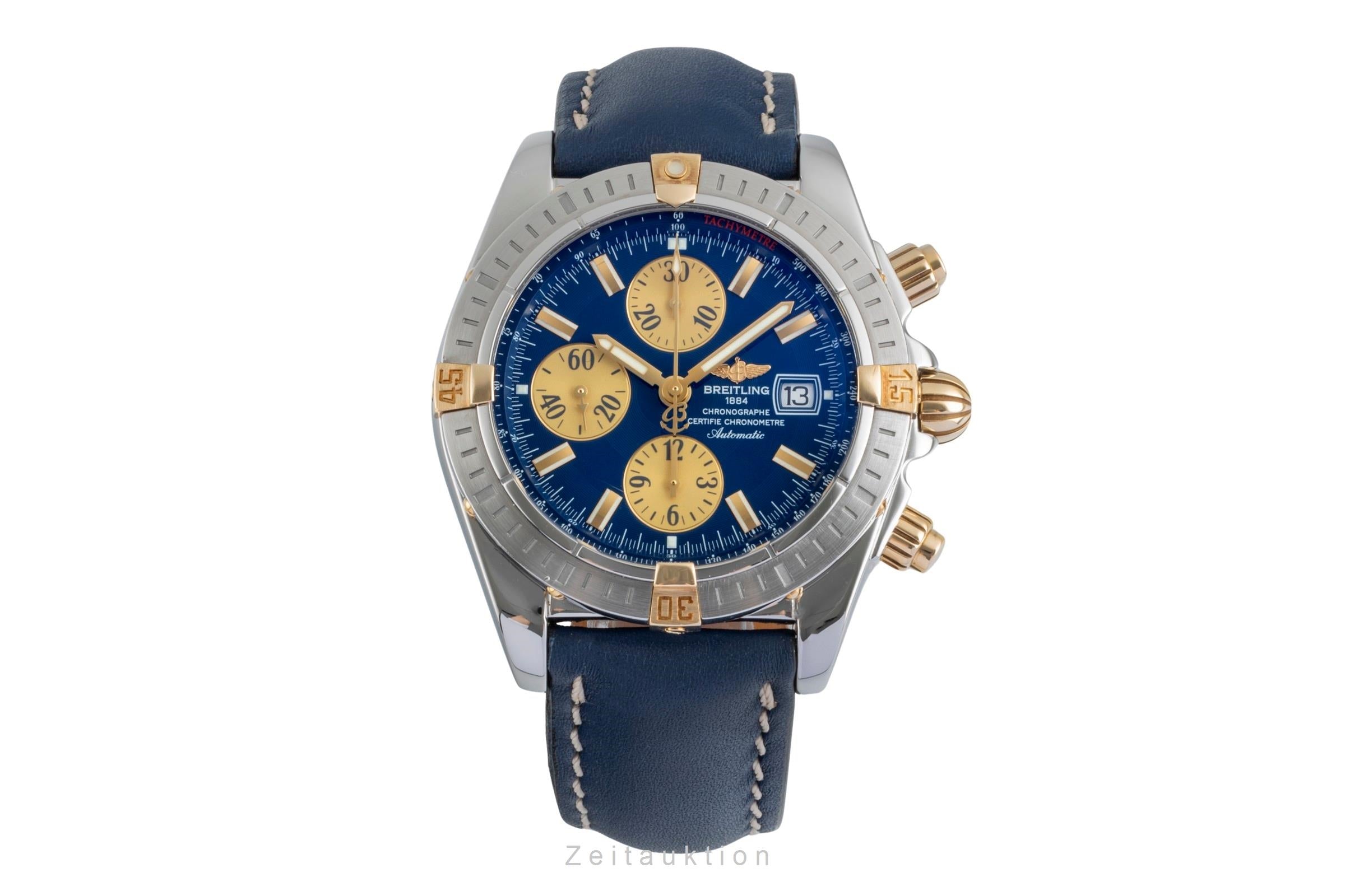 Breitling Chronomat chronograph steel / gold automatic Kal. B13