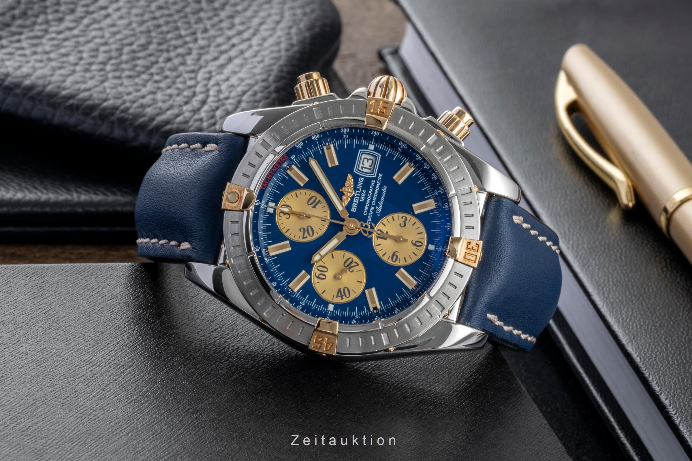 Breitling Chronomat Evolution Chronograph Stahl / Gold Ref. B13356 Papiere 2013 [2506457]