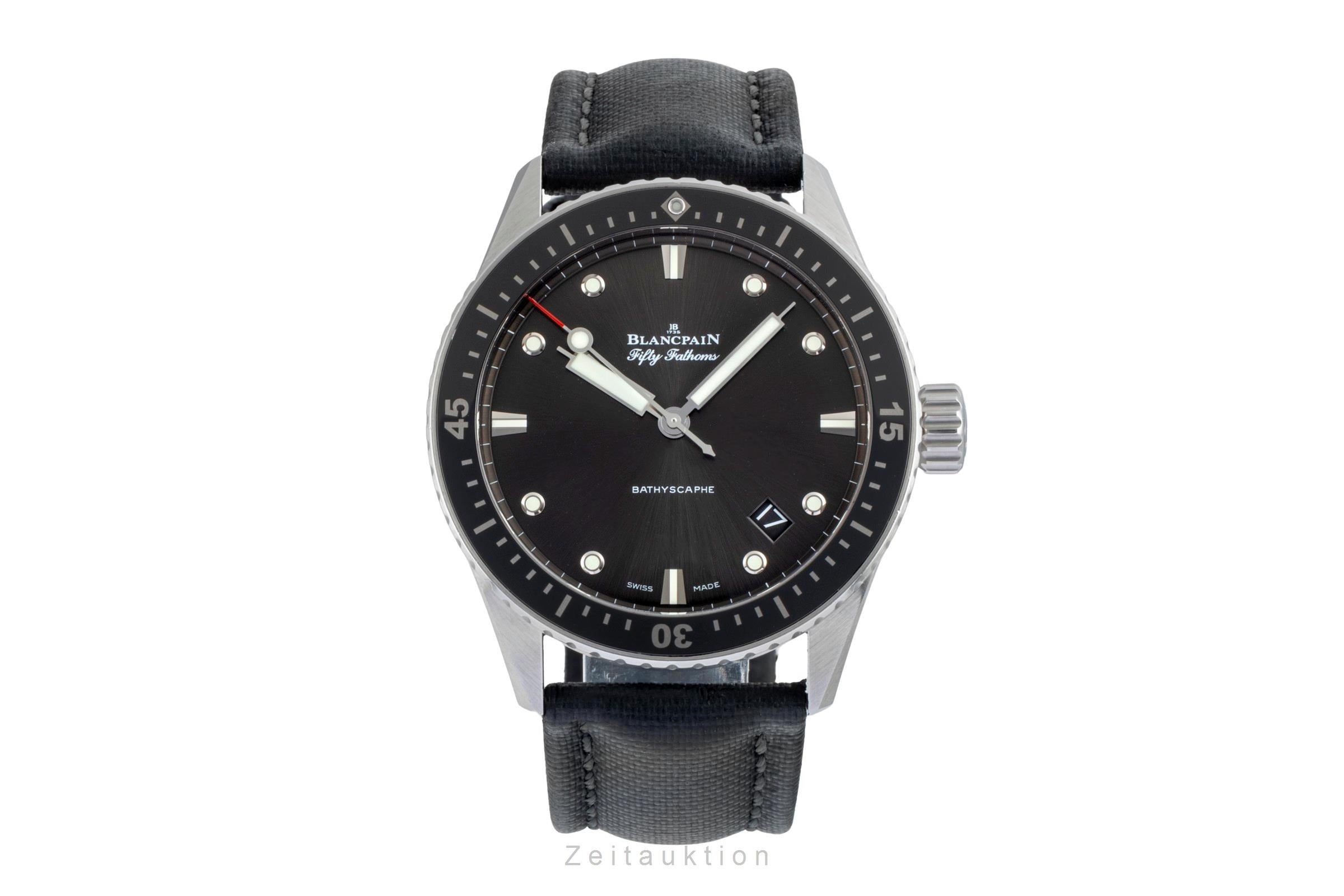 Blancpain Fifty Fathoms acero automático reloj para caballeros 5000-1110-B52A LP: 12050EUR  [2506458]