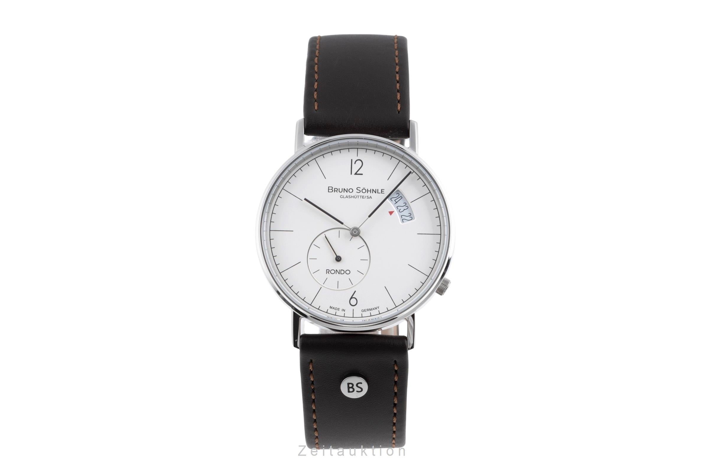 Bruno Söhnle Glashütte Rondo Big steel quartz Ref. 17-13053-261