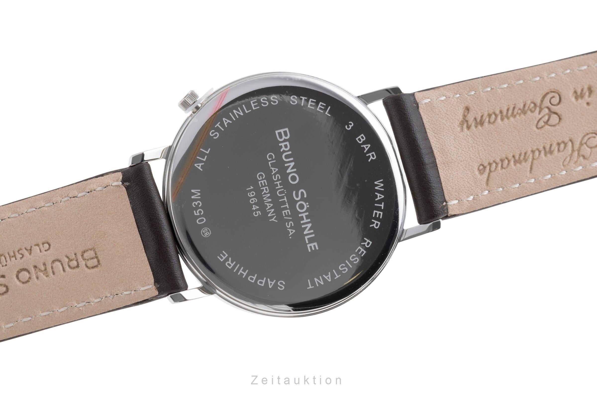 Bruno Söhnle Glashütte Rondo Big steel quartz Ref. 17-13053-261