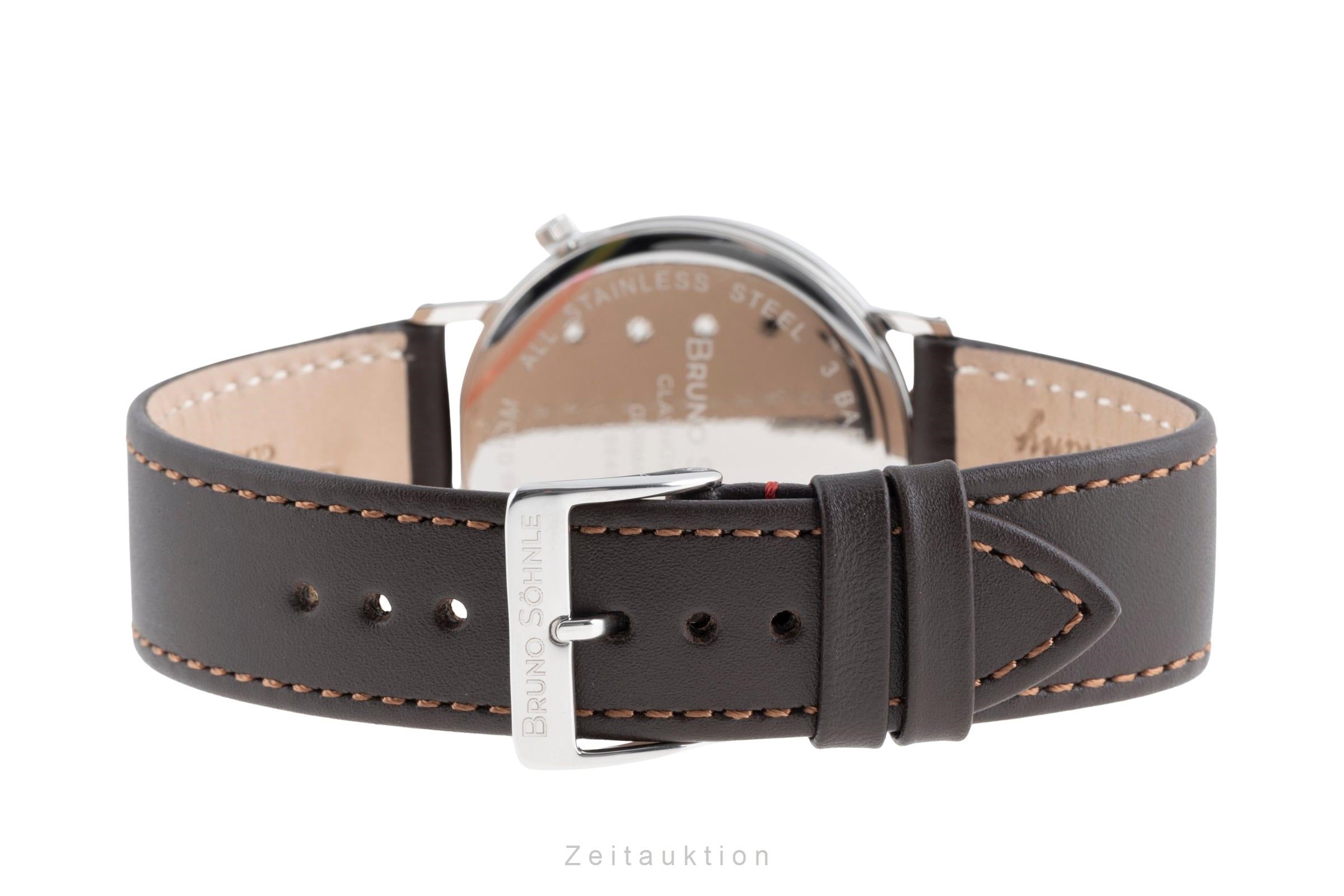 Bruno Söhnle Glashütte Rondo Big steel quartz Ref. 17-13053-261