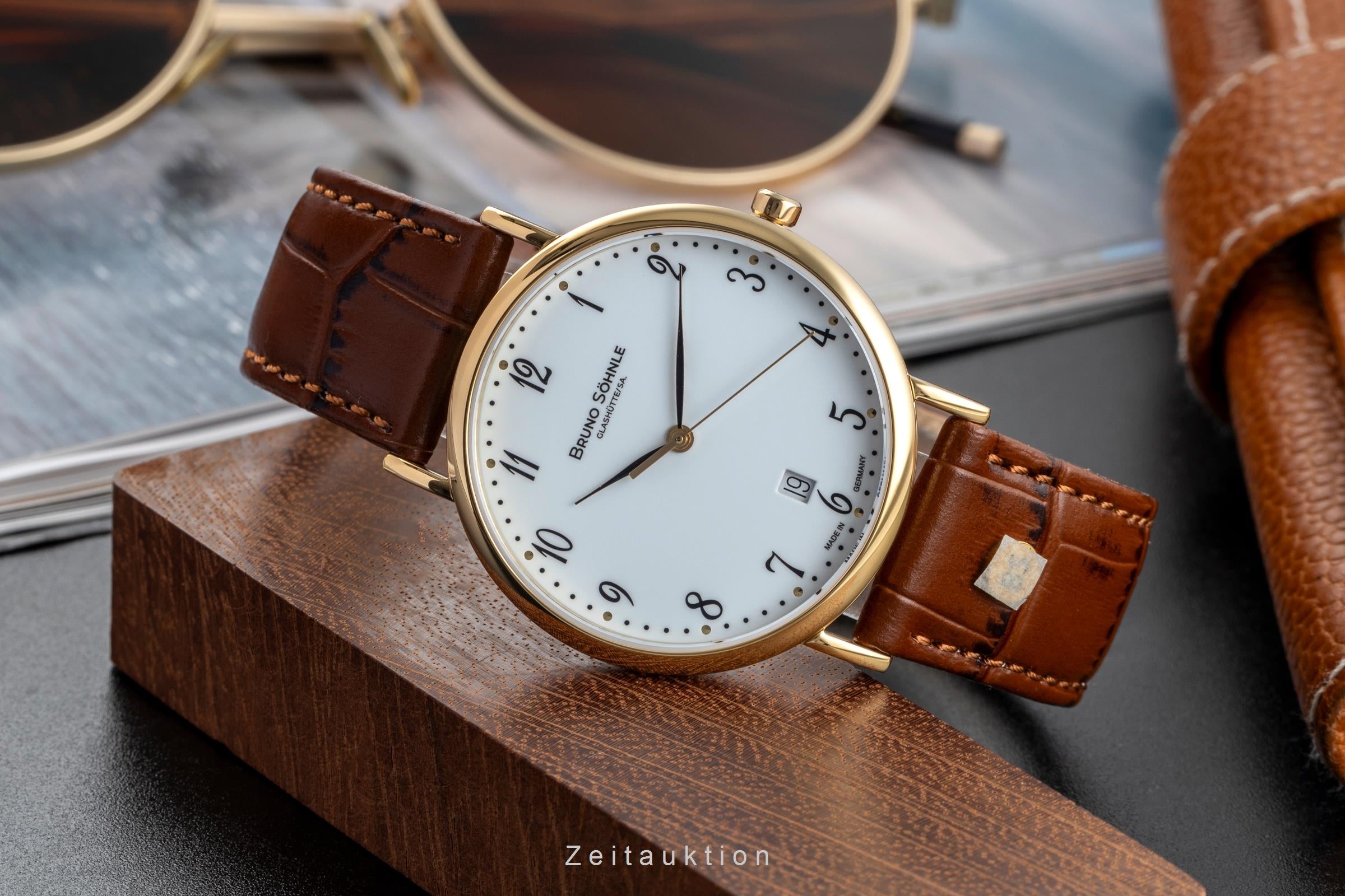 Bruno Söhnle Glashütte Nabucco acier / doré quartz montre pour hommes 17-33085-921  [2506460]