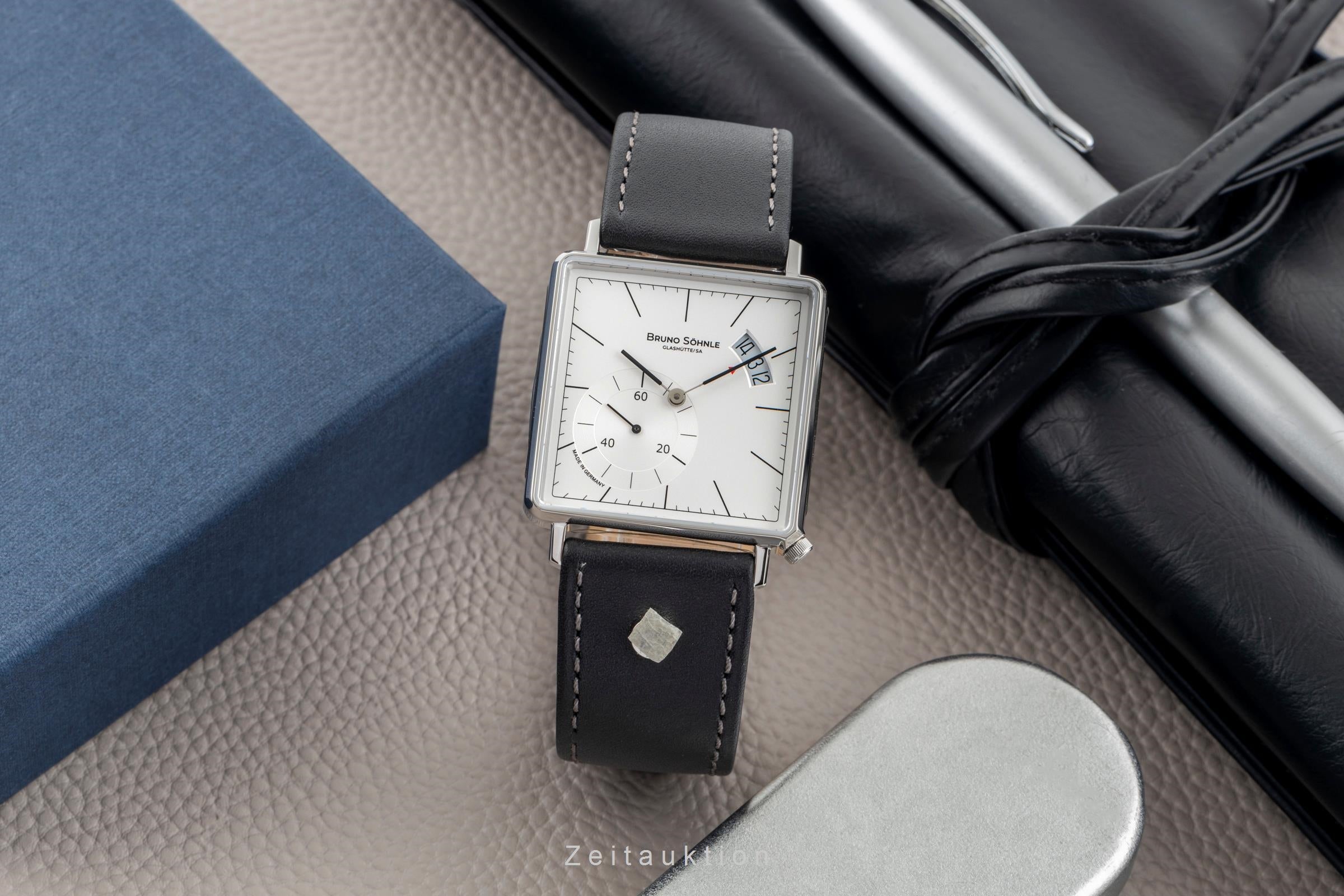 Bruno Söhnle Glashütte Rondo III Big acero cuarzo reloj para caballeros 17-13072-243  [2506461]