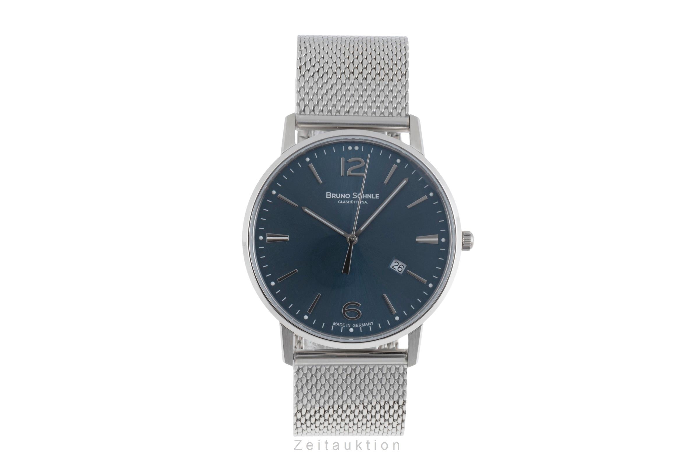 Bruno Söhnle Glashütte Stuttgard III Big acier quartz montre pour hommes 17-13175-342  [2506462]