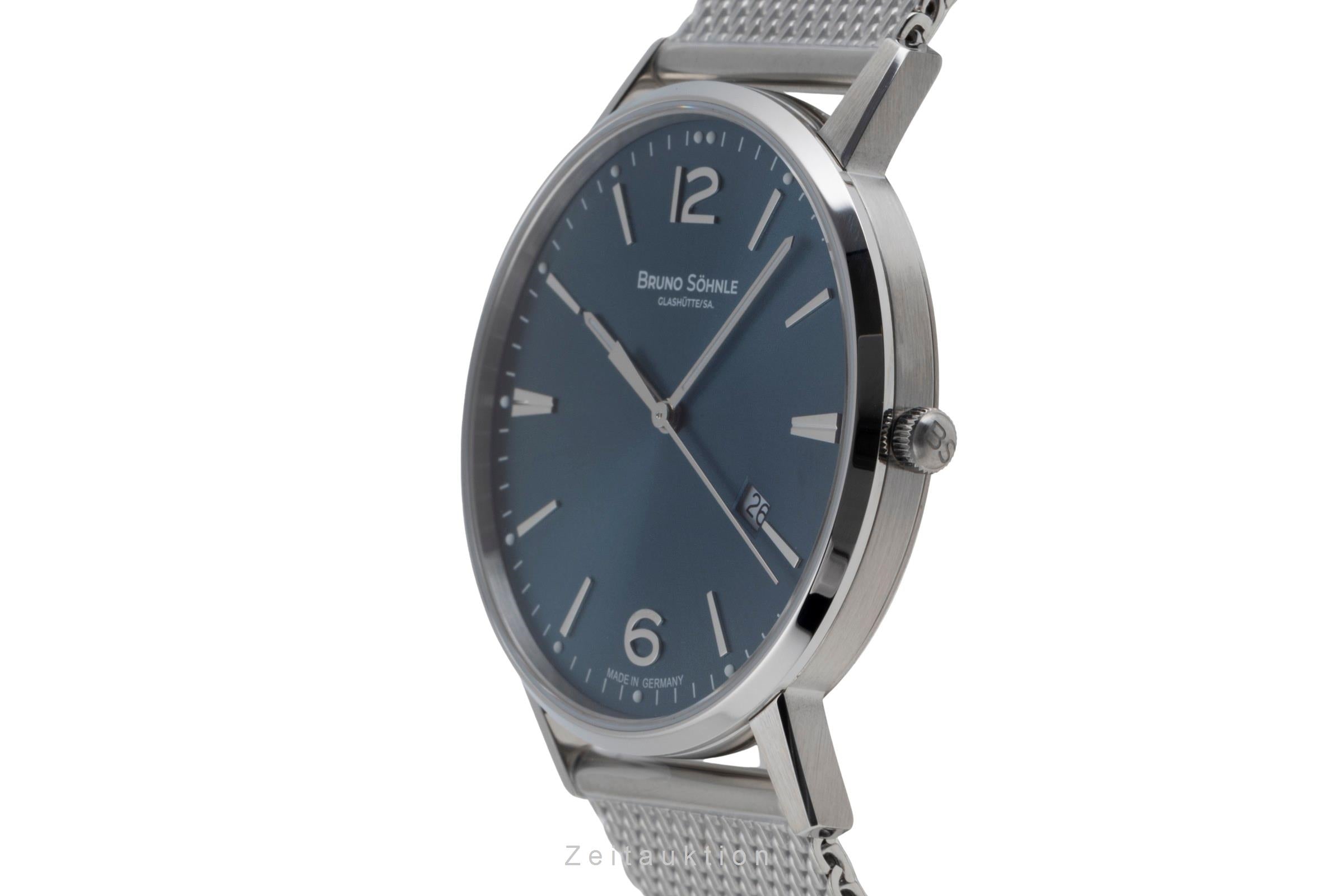 Bruno Söhnle Glashütte Stuttgard III Big acier quartz montre pour hommes 17-13175-342  [2506462]